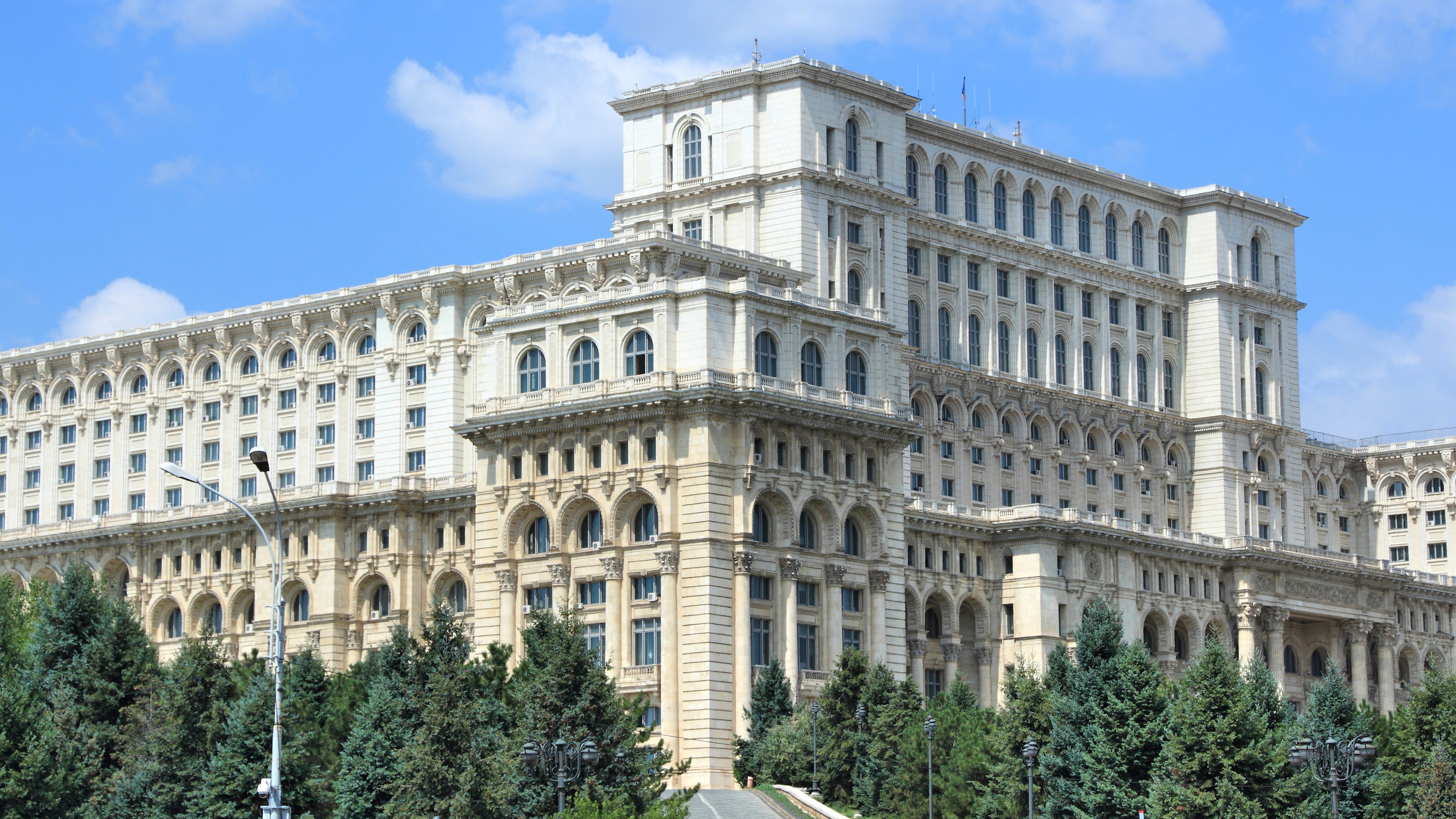 Palace of Parliament, Bucharest, Surprising facts, Romania, 3480x1960 HD Desktop