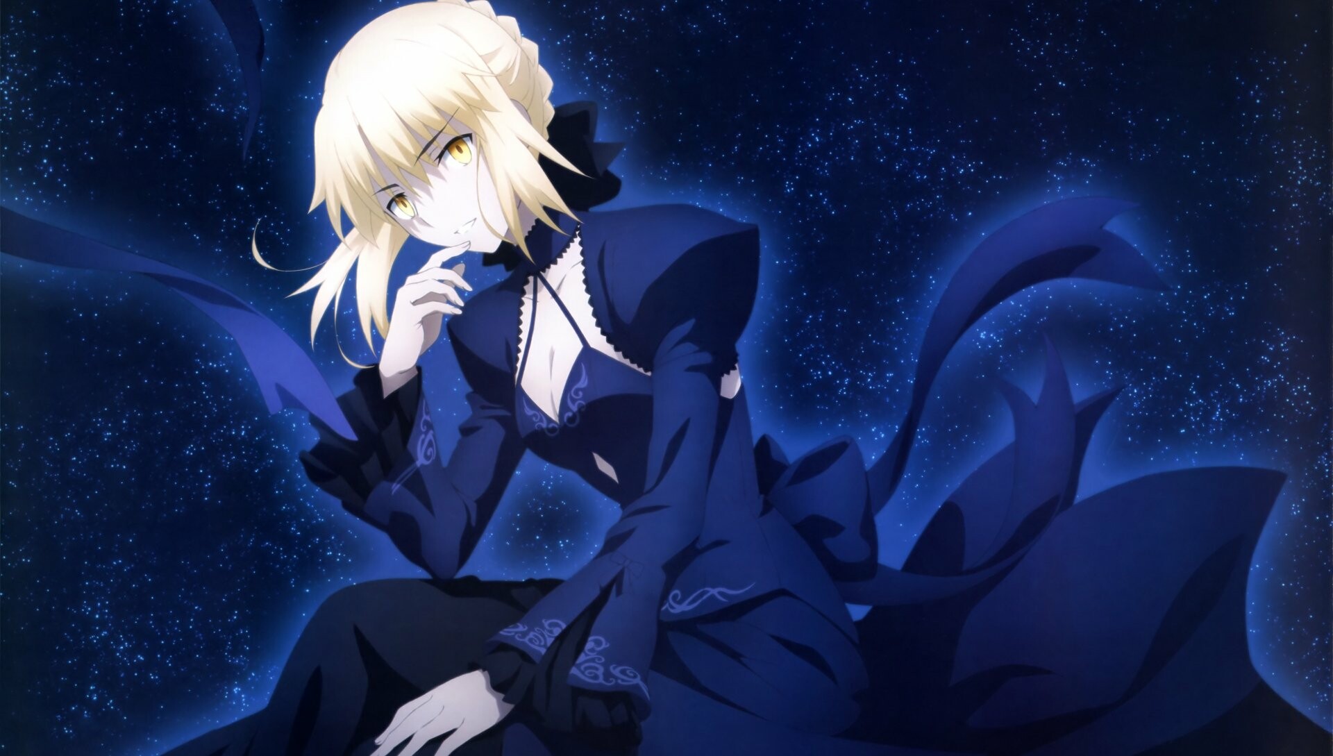 Fate/stay night: Heaven's Feel: Saber Alter, An anti-heroine, Holy Grail War. 1920x1090 HD Background.