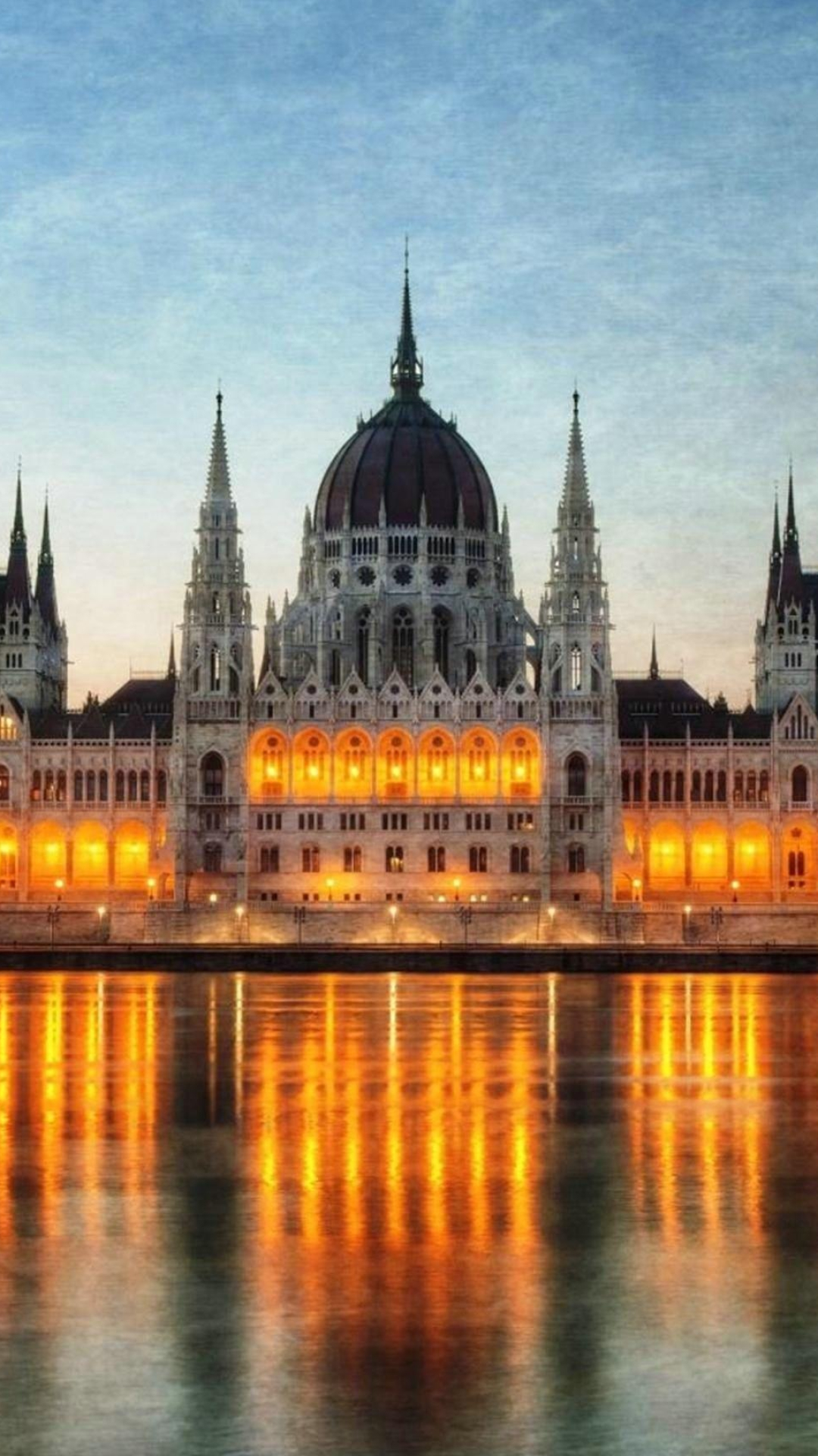 Budapest: The Queen of the Danube, Known for its unique Ruin Bars, gigantic Parliament Building. 1080x1920 Full HD Background.