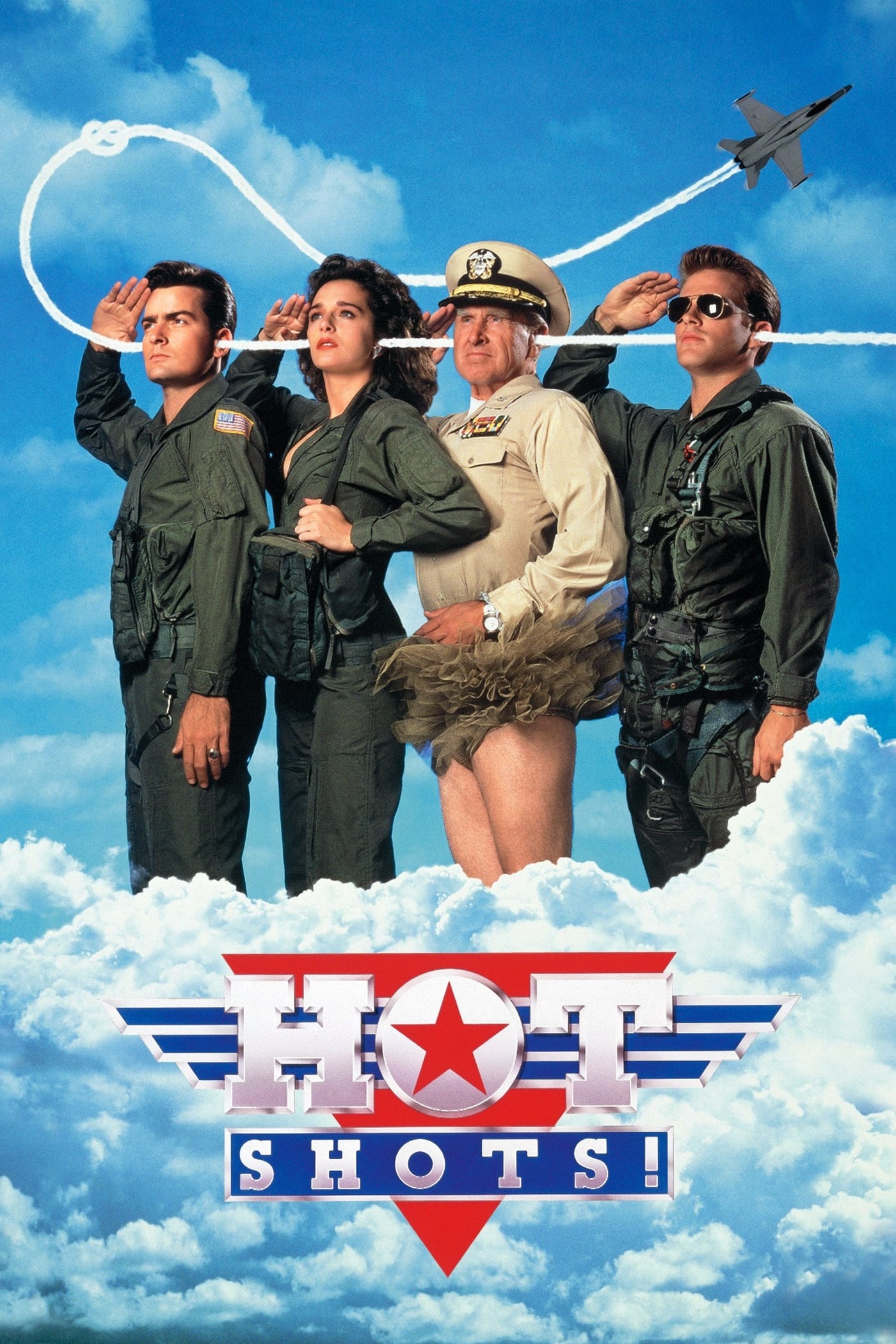 Hot Shots! 1991 watch full movie, Online streaming, Plex platform, Comedy classic, 1400x2100 HD Handy