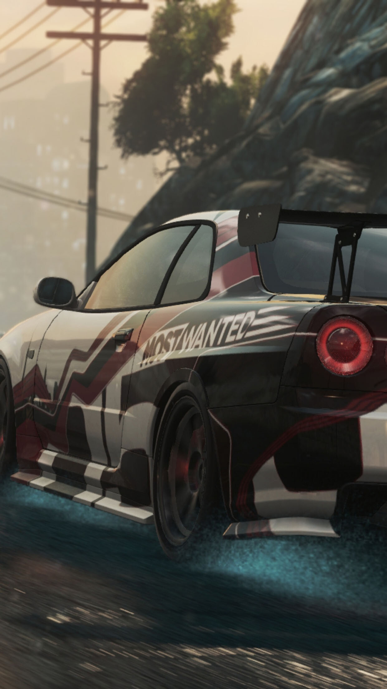 Need for Speed: NFS racing cars, Nissan skyline GTR. 1250x2210 HD Background.