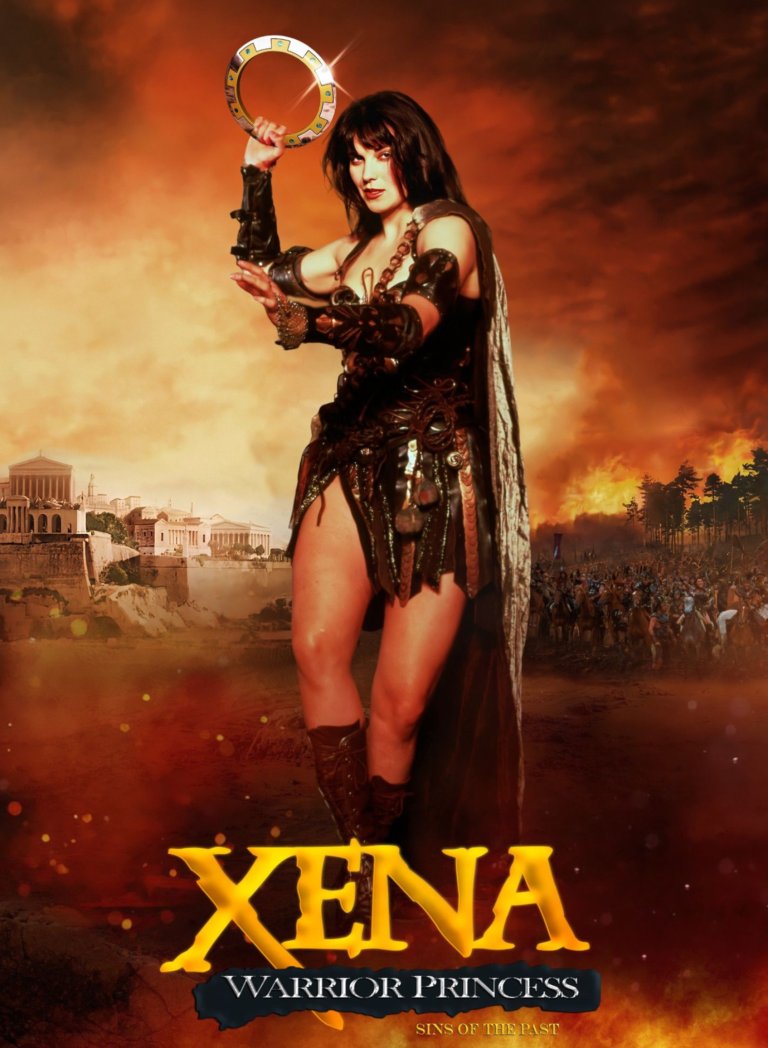 Xena: Warrior Princess (TV Series): The top-rated syndicated drama series on American television. 1590x2160 HD Background.