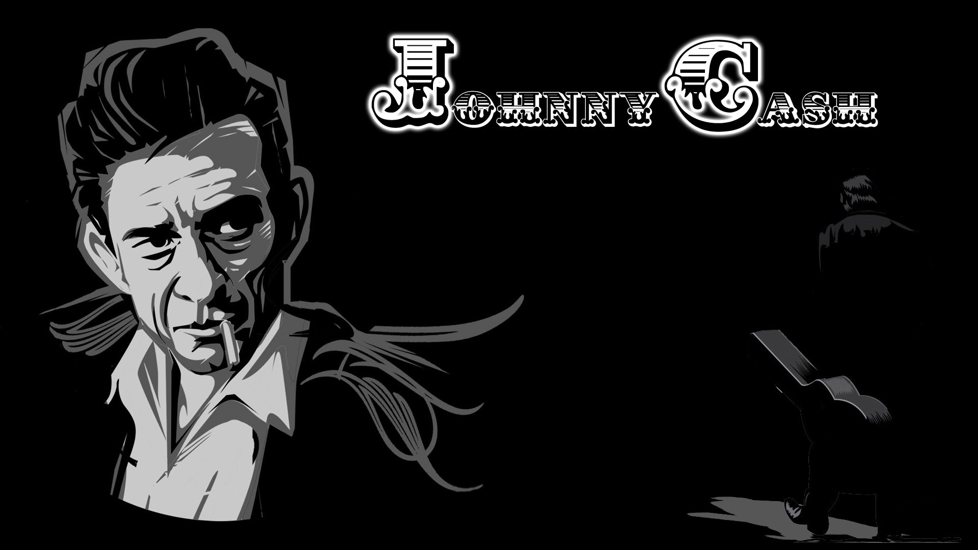 Johnny Cash, Music legend, Cash man wallpaper, 1920x1080 Full HD Desktop