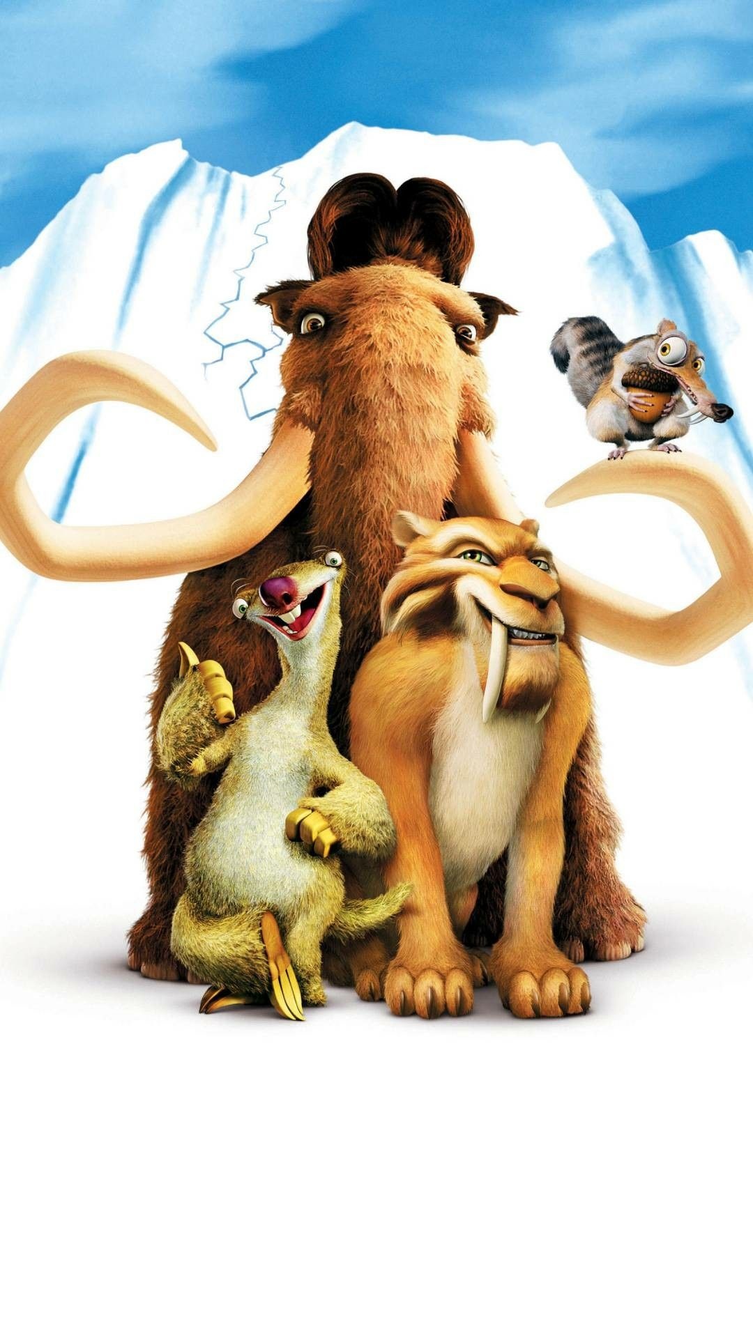 Ice Age franchise, Beloved characters, Ice Age movie wallpaper, Fan-favorite Scrat, 1080x1920 Full HD Phone
