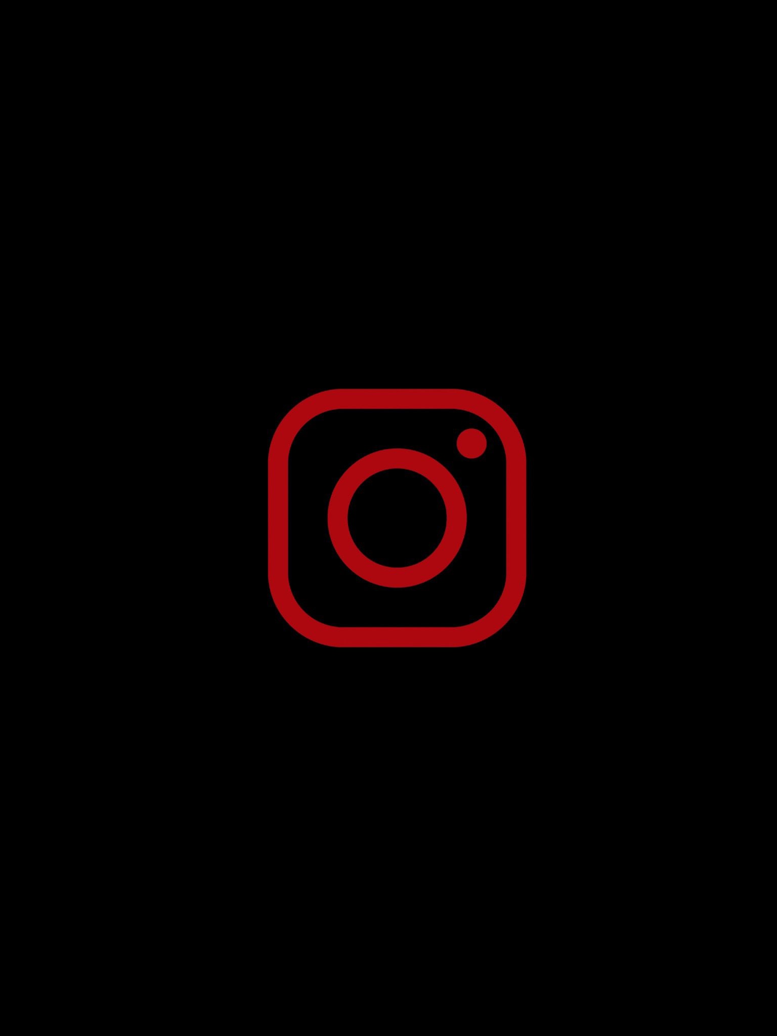 Aesthetics Red and Black, Instagram Logo App Icon, Eye-catching design, Other, 1540x2050 HD Handy