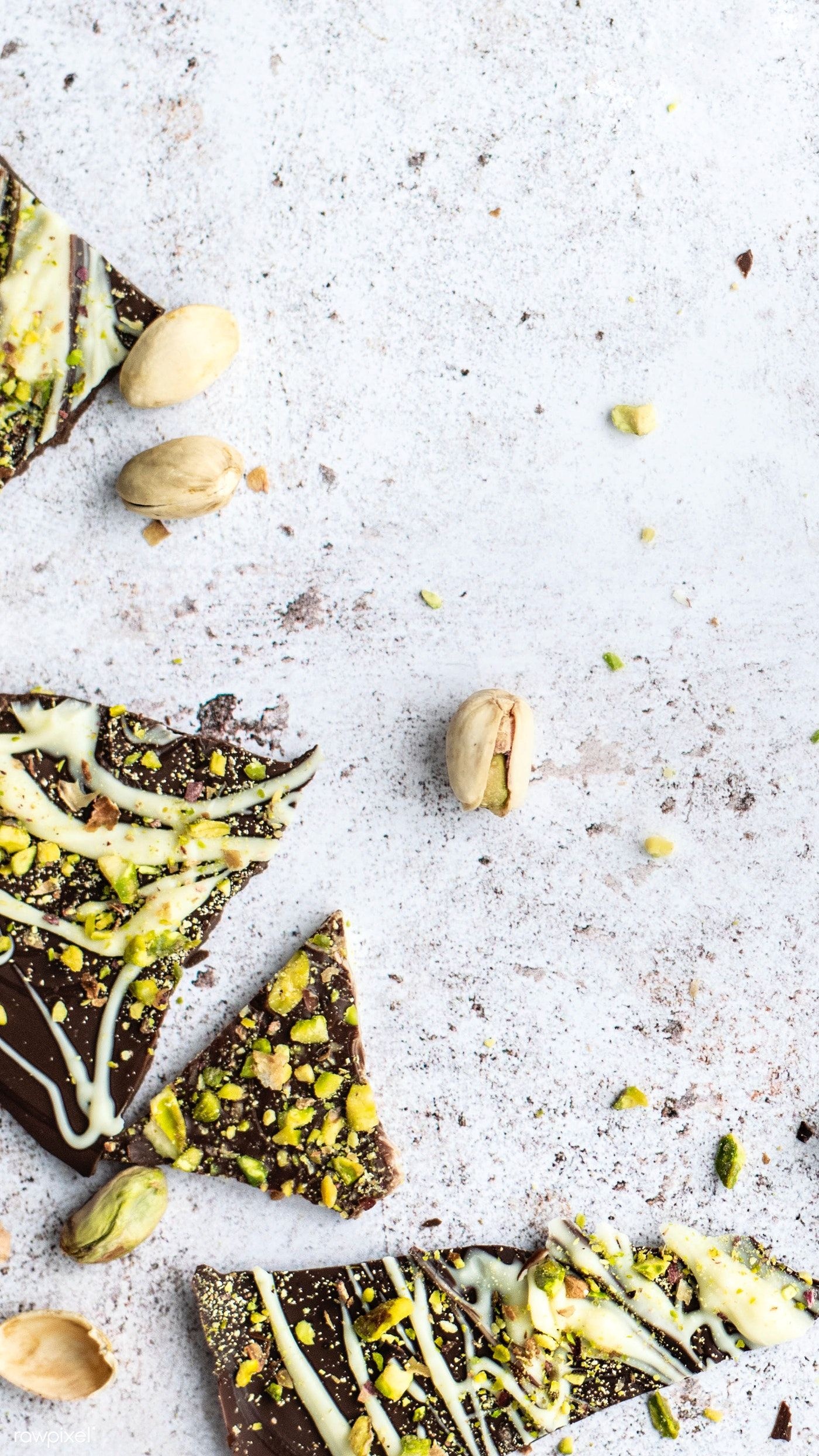 Homemade pistachio chocolate bar, Background image, Food photography, Delicious, 1400x2490 HD Handy