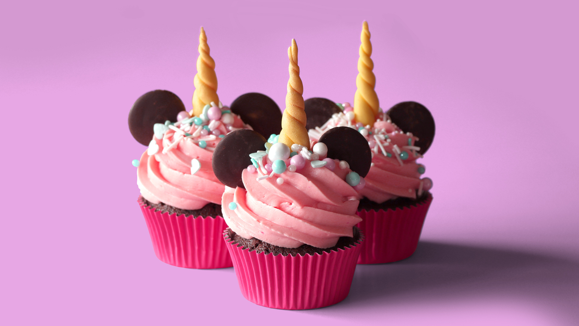 Disney unicorn cupcakes, Magical treats, Colorful and fun, Whimsical delight, 1920x1080 Full HD Desktop