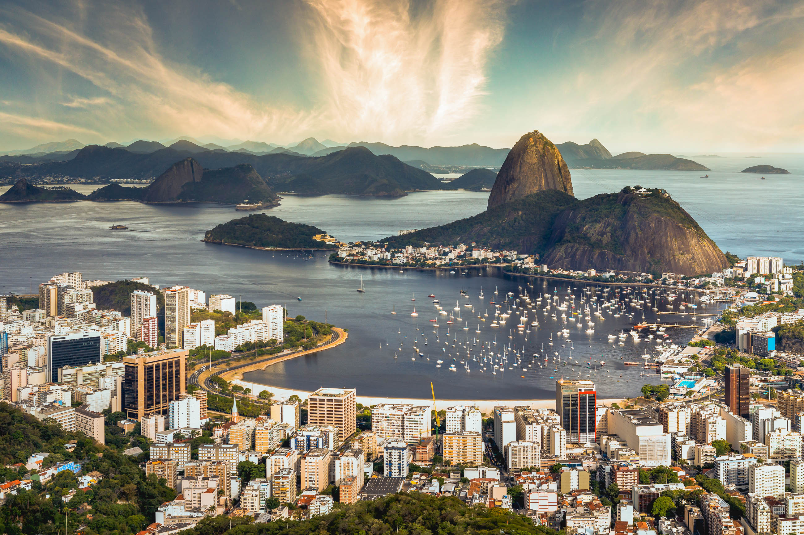 Sugar Loaf Mountain, Rio de Janeiro, Stunning vistas, Brazilian beauty, 2600x1740 HD Desktop