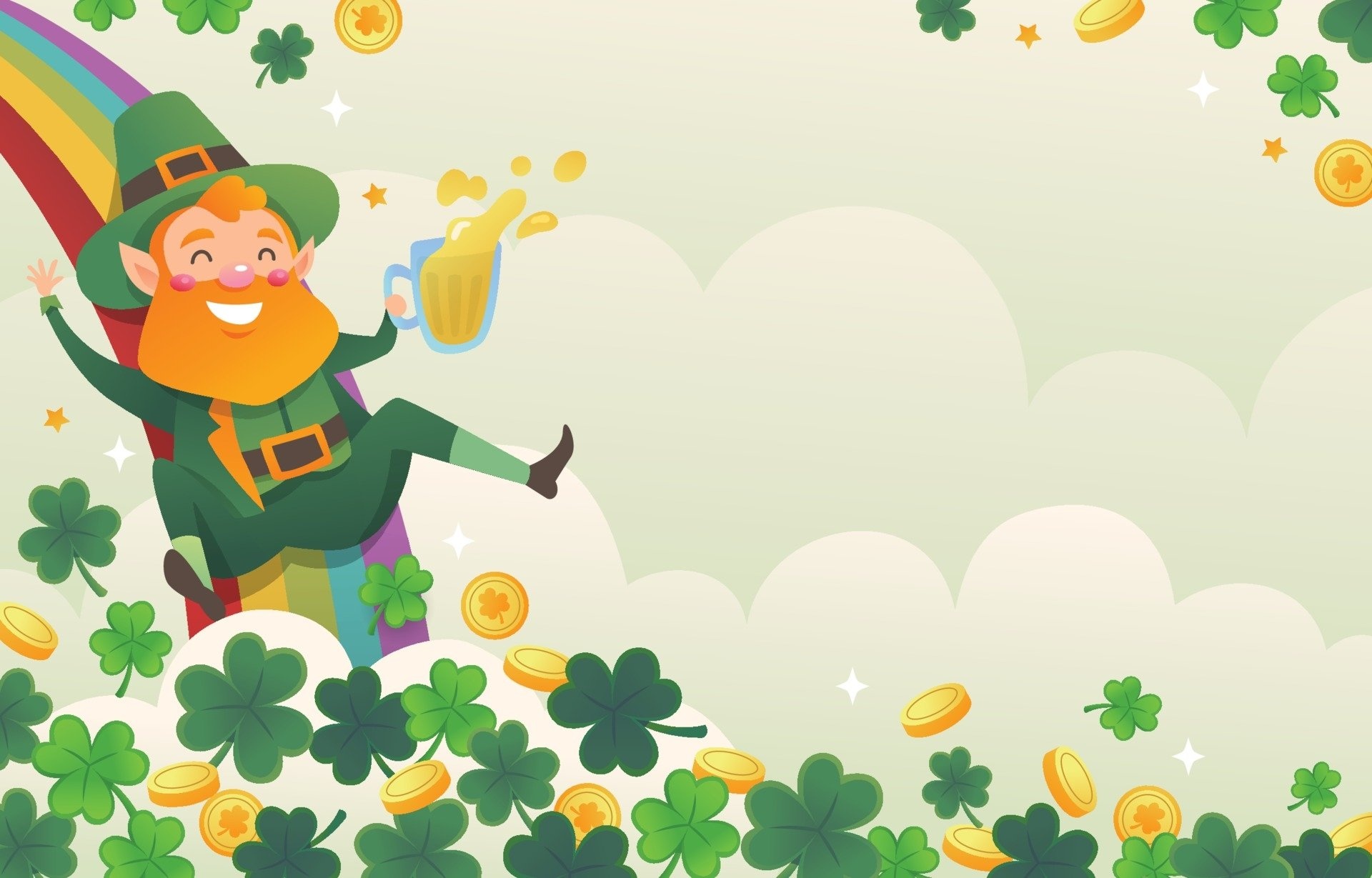 St. Patrick's Day wallpaper, Irish celebration, Luck, Festive design, 1920x1230 HD Desktop