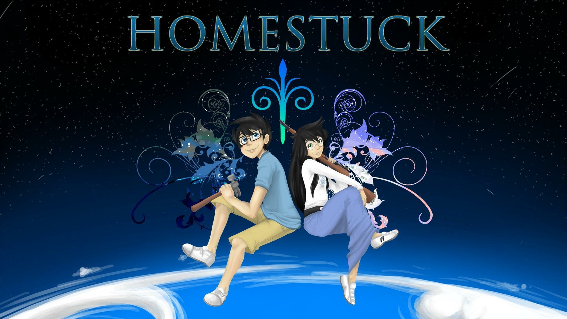 Homestuck: Inspired by games like The Sims, Spore, and EarthBound. 1920x1080 Full HD Background.