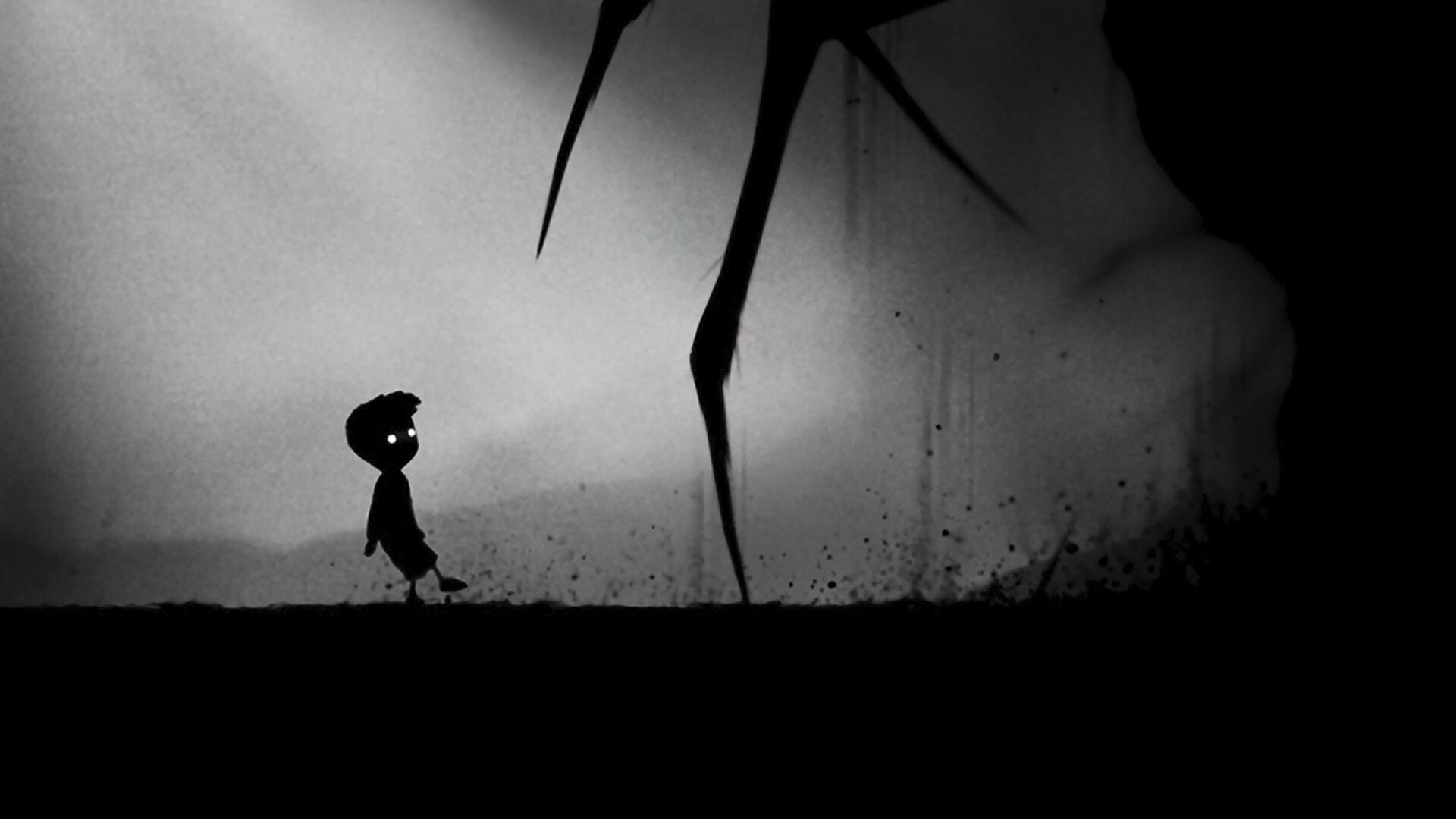 Limbo: It was named as one of ten games for the publicly voted 2011 "Game of the Year" BAFTA Video Game Awards. 1920x1080 Full HD Wallpaper.