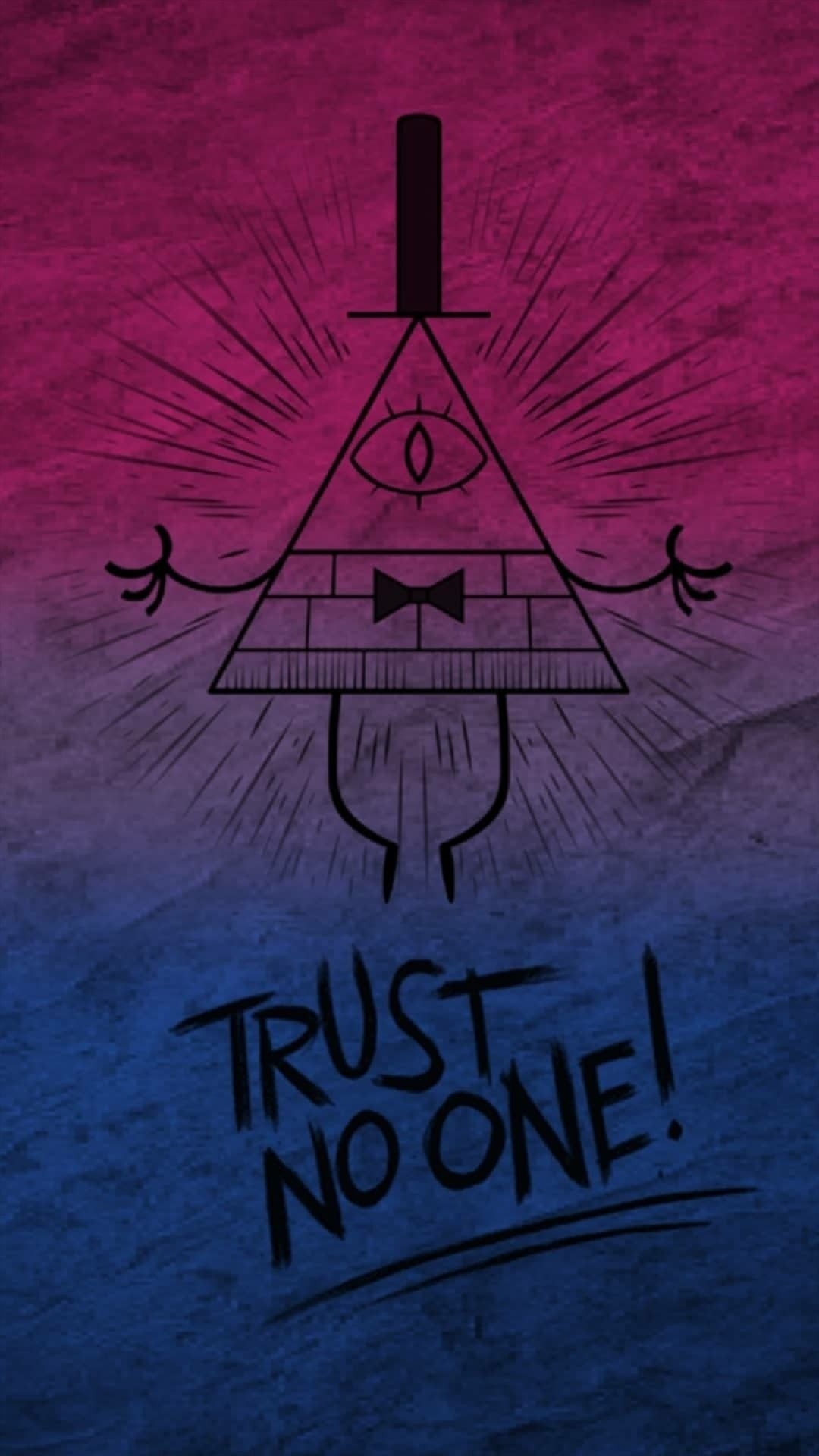 Human Bill Cipher (Animation), Gravity Falls phone, Cryptic wallpaper, Mystery, 1080x1920 Full HD Phone
