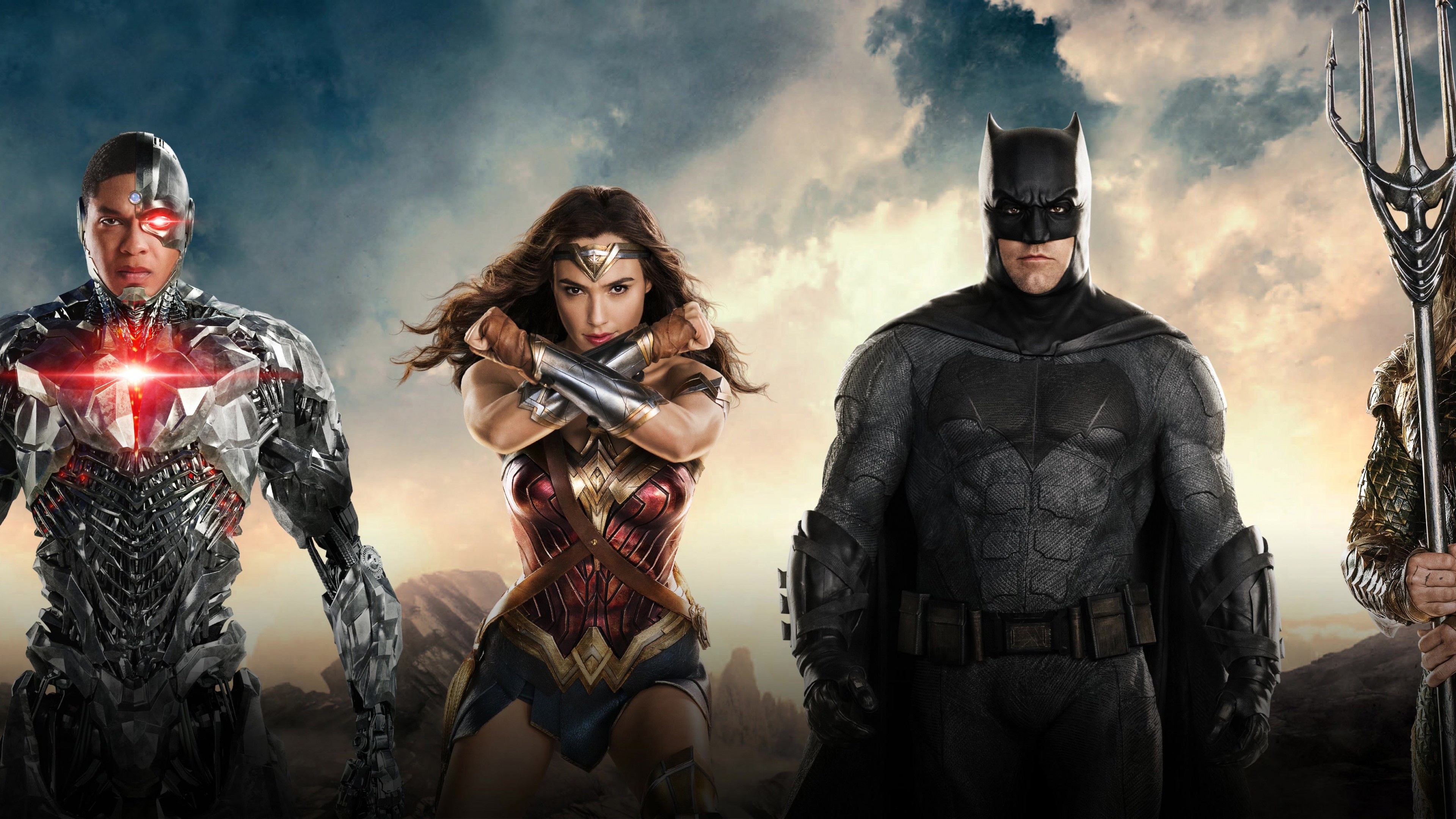Justice League, Wonder Woman, Batman, The Flash, 3840x2160 4K Desktop