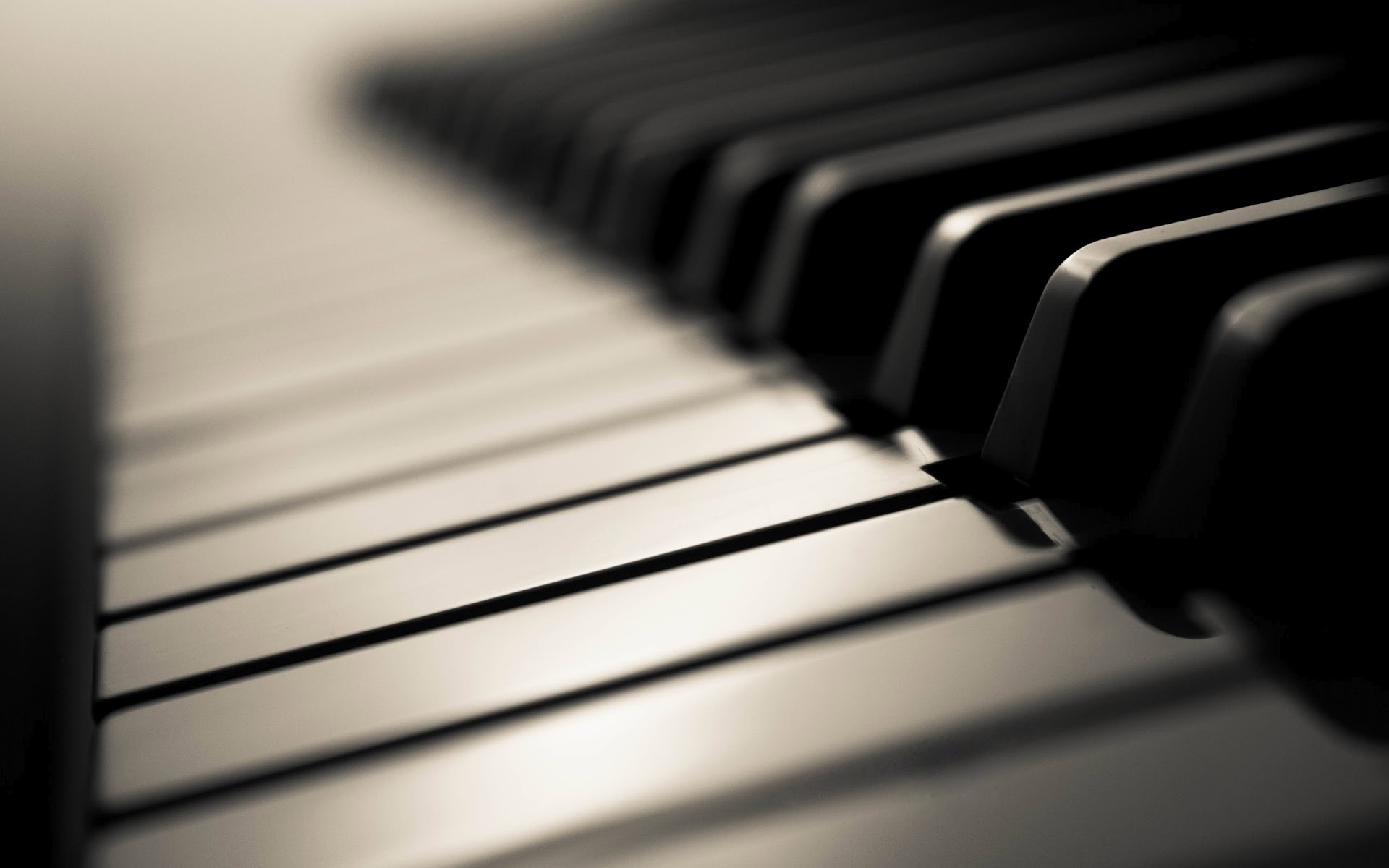 Fortepiano: Close View On A Keyboard, Seven Notes Of Each Octave, The Five Half-Tones. 1920x1200 HD Wallpaper.