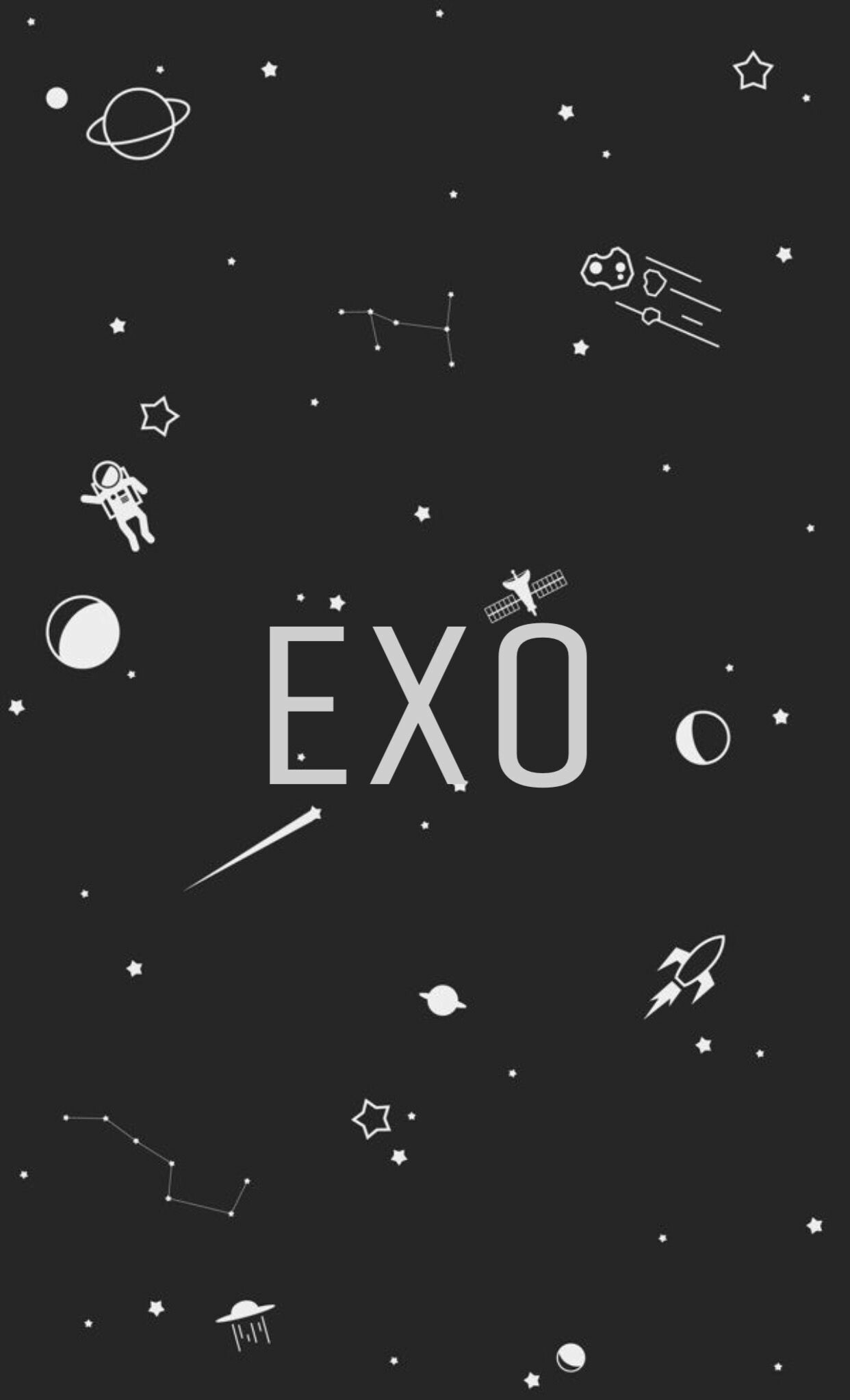 EXO: The band has won five consecutive Album of the Year awards at the Mnet Asian Music Awards. 1250x2050 HD Background.