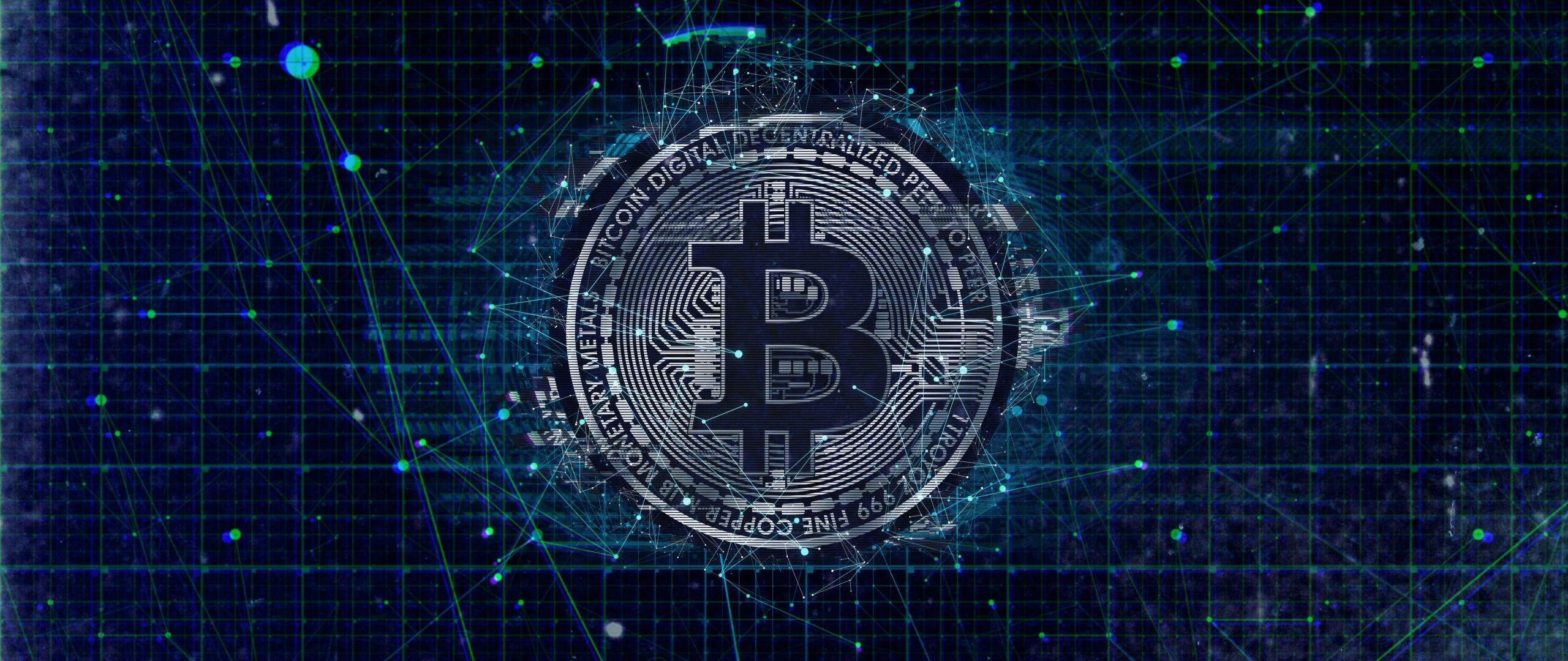 Bitcoin: Crypto, its price has increased considerably since its inception. 2560x1080 Dual Screen Wallpaper.