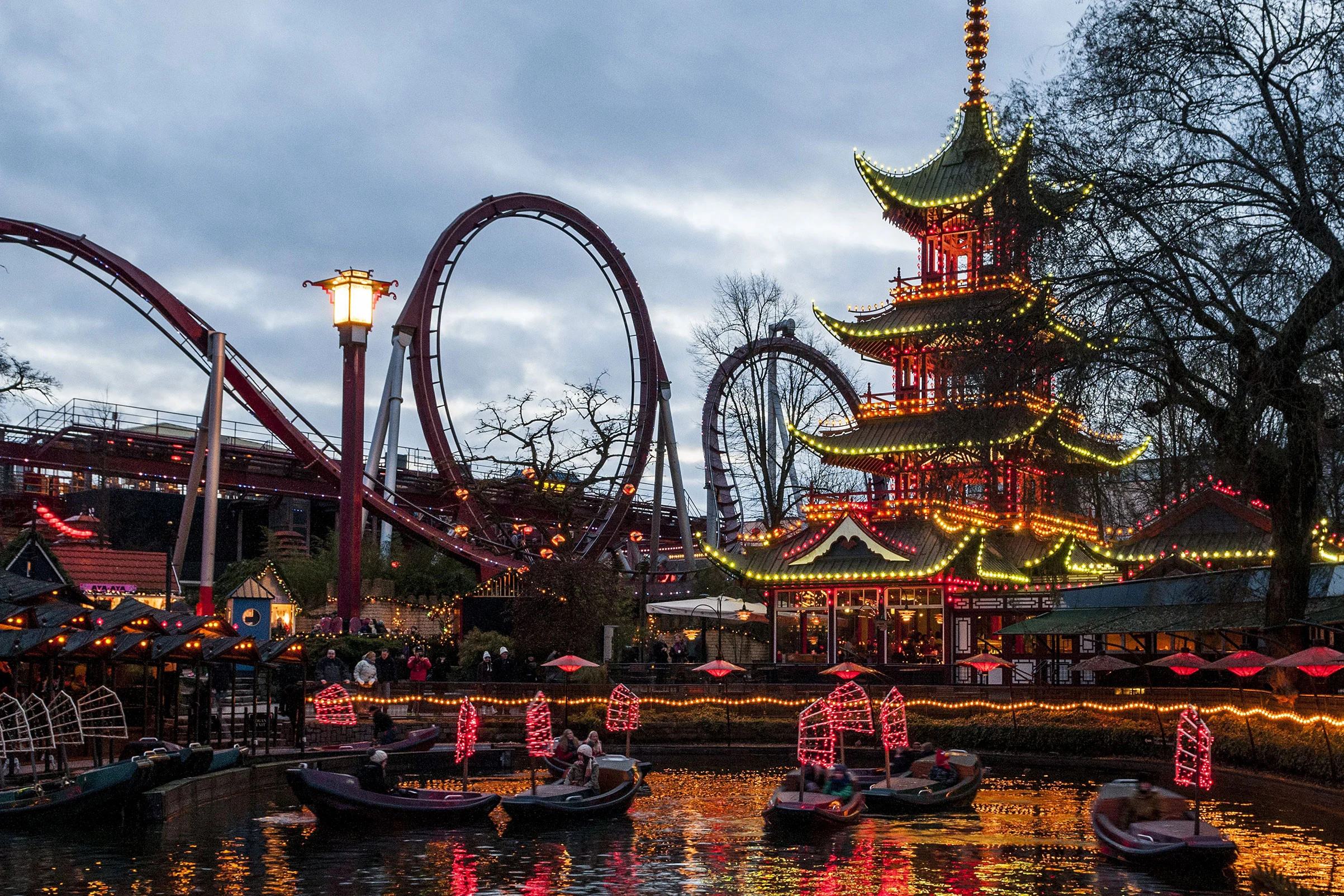 Tivoli Gardens, World-renowned attraction, Enchanting wonderland, Unforgettable experience, 2410x1610 HD Desktop