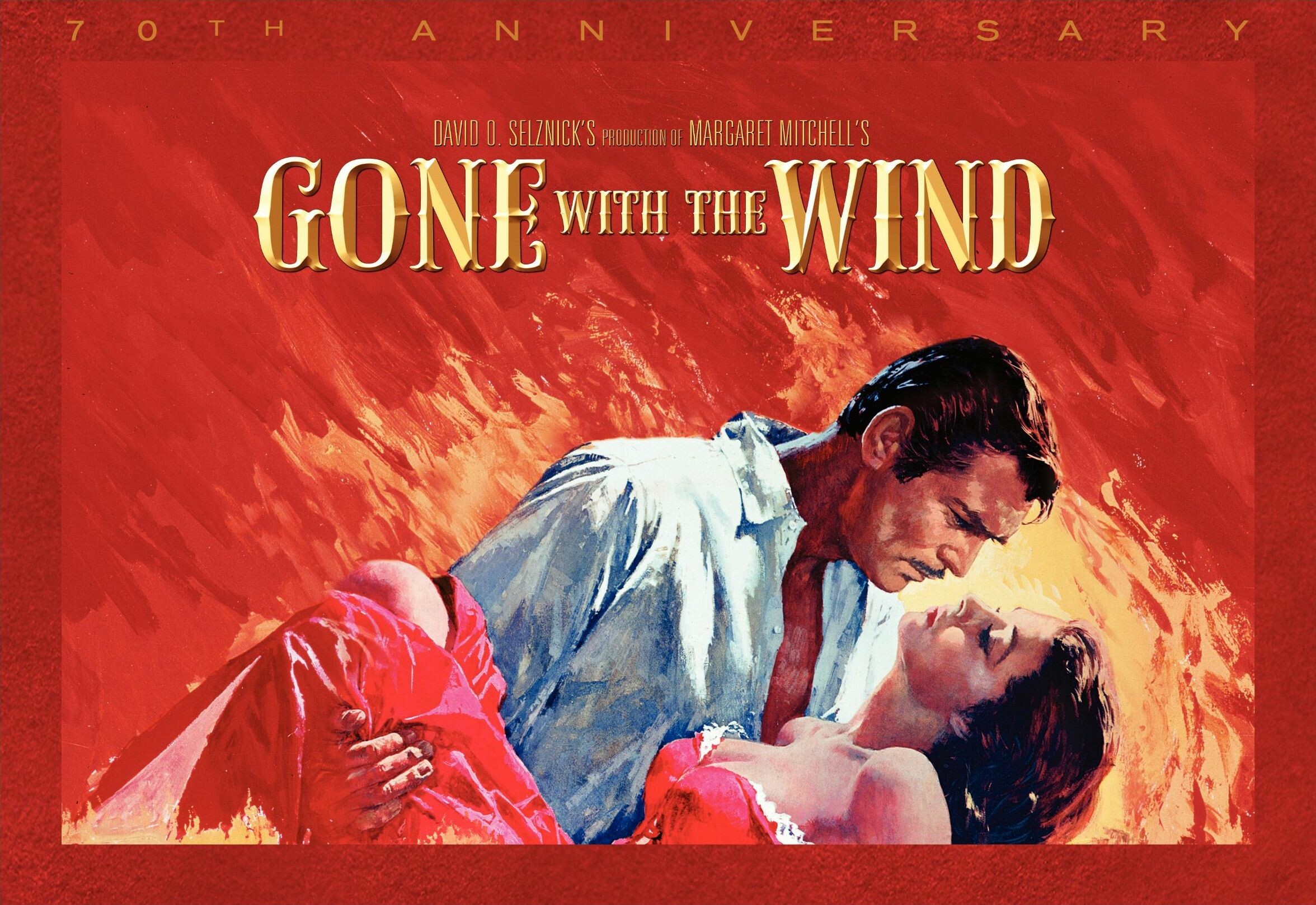 Gone with the Wind: David O. Selznick's production of Margaret Mitchell's novel adaptation. 2360x1620 HD Background.
