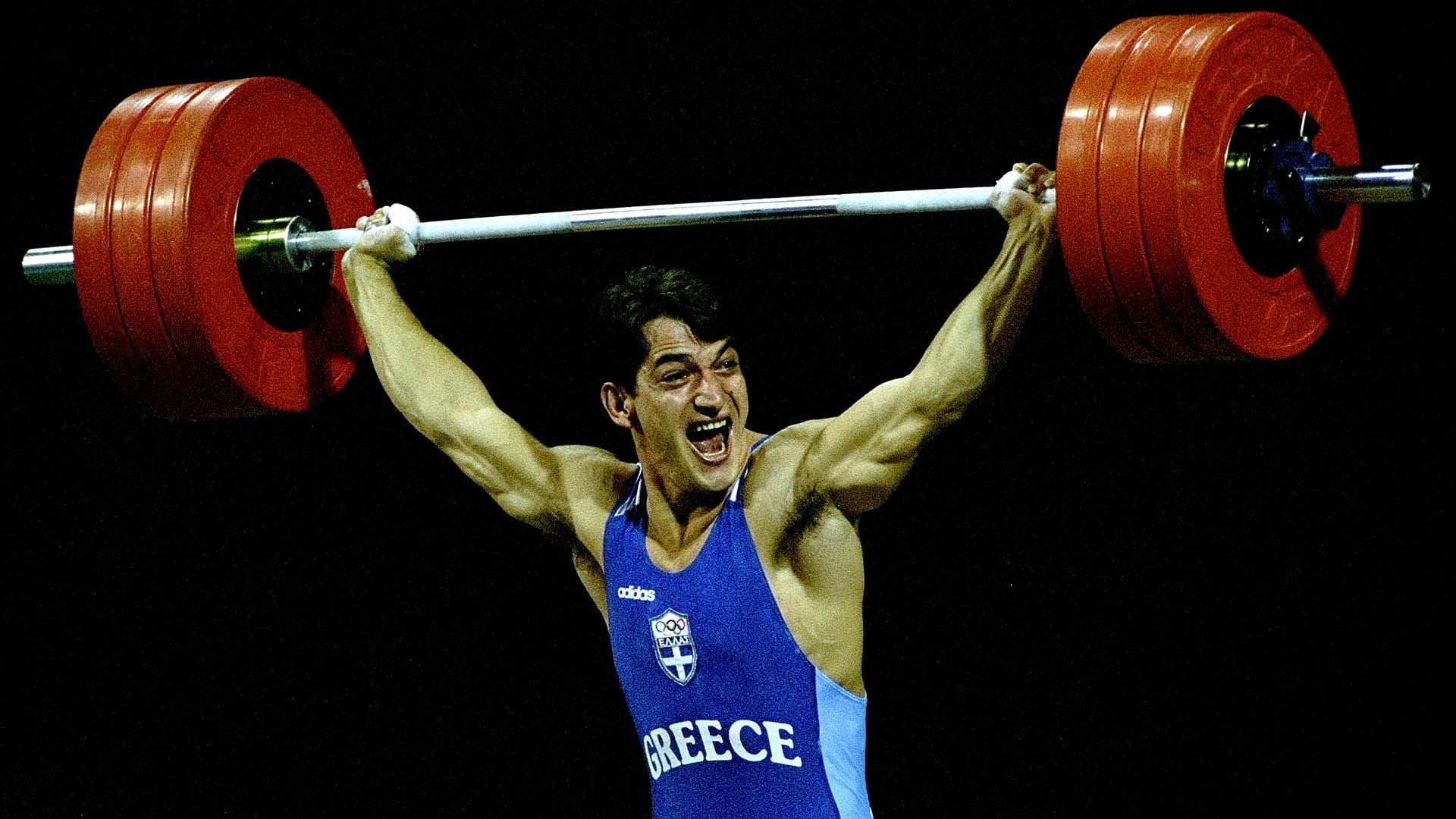 Weightlifting: Pyrros Dimas, A Greek politician and former weightlifter, Participation in the World Games. 1920x1080 Full HD Wallpaper.