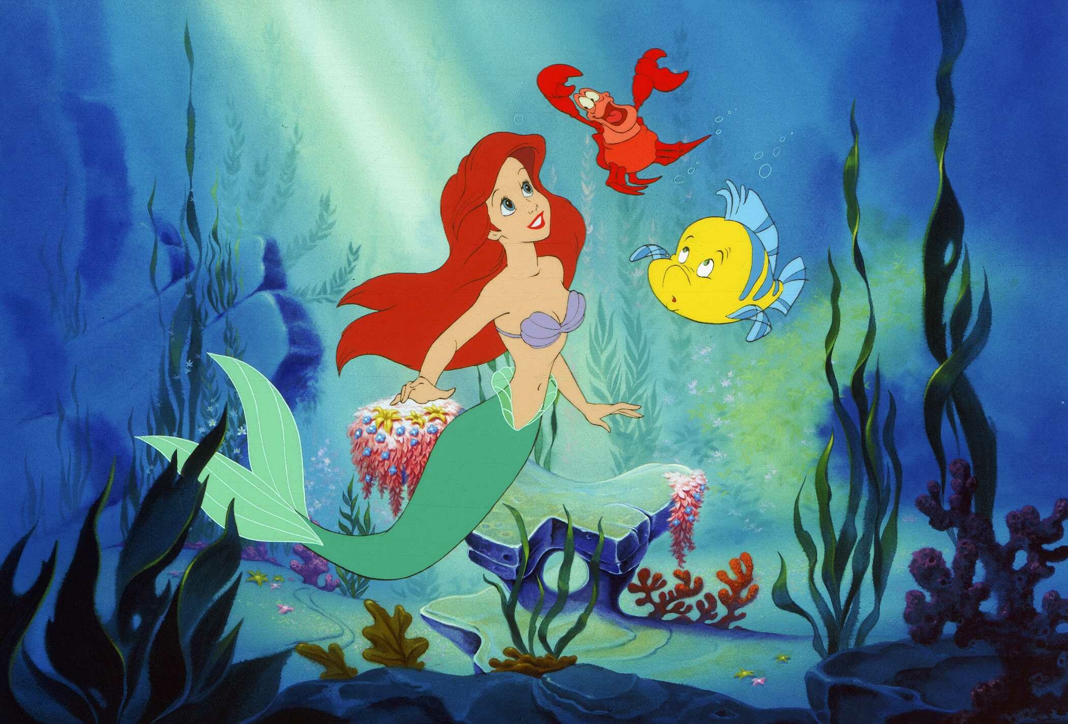 The Little Mermaid: The film tells the story of a teenage princess named Ariel, who dreams of becoming human. 2100x1430 HD Wallpaper.