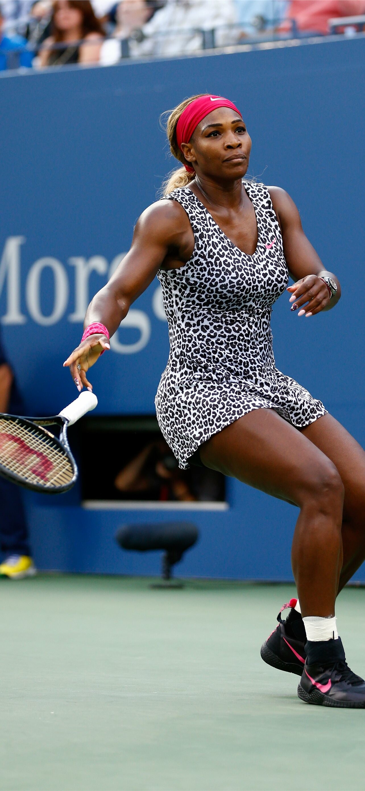 Serena Williams: Won the gold medal in women's singles tennis at the 2012 Summer Olympics. 1290x2780 HD Background.