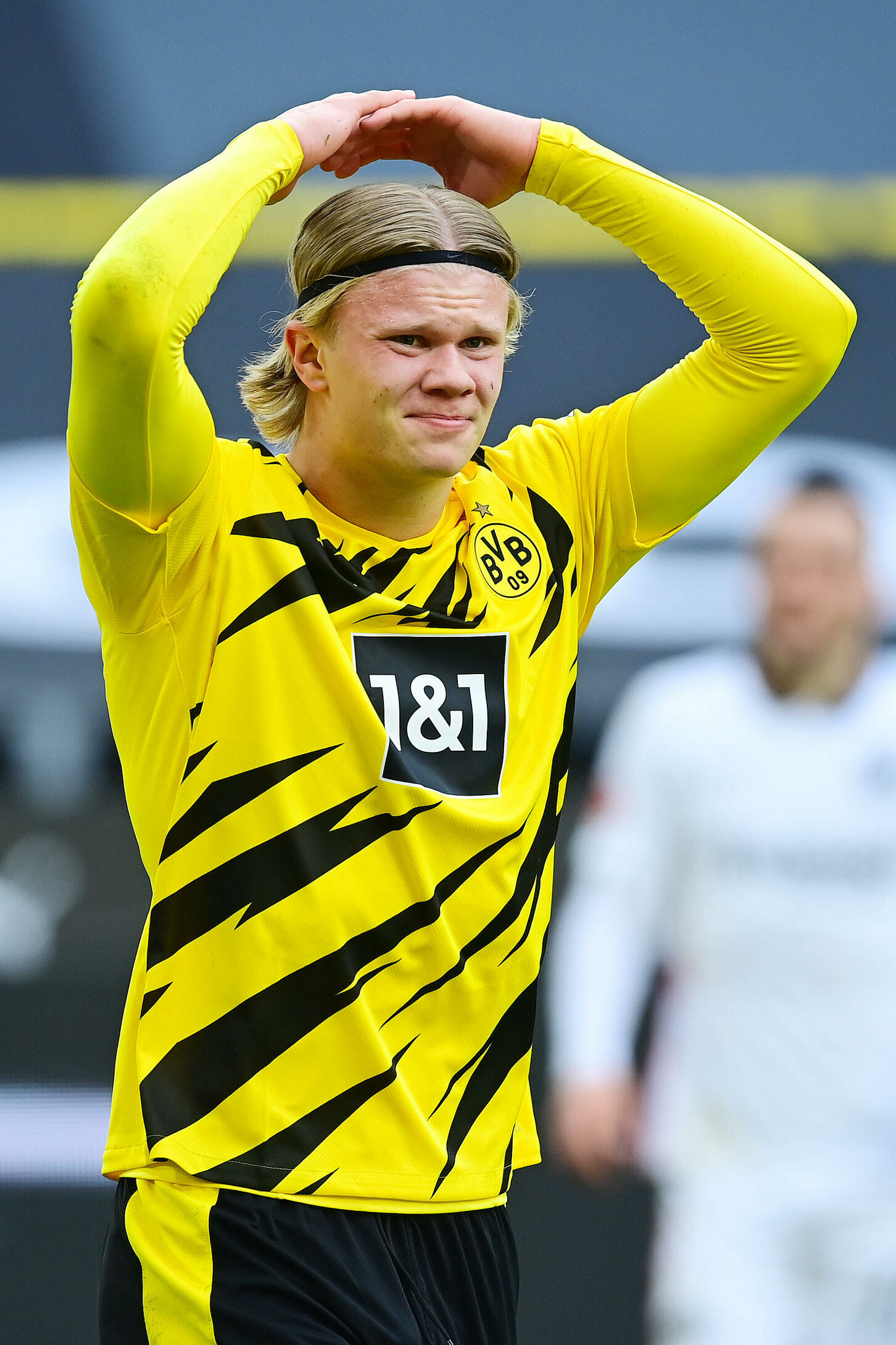 Erling Haaland: First player in Bundesliga history to score five goals in his first two games. 1460x2180 HD Wallpaper.