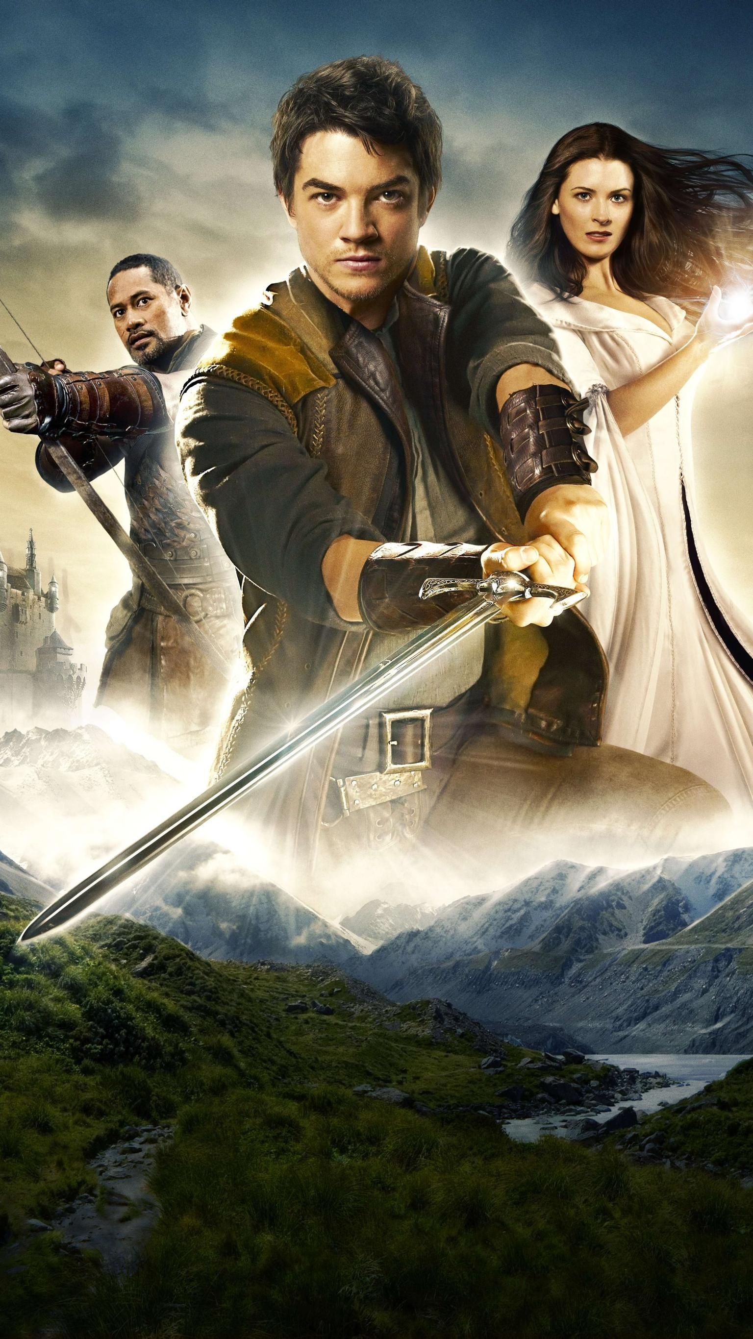 Legend of the Seeker (TV Series): The show, loosely based on the first book of The Sword of Truth series Wizard's First Rule. 1540x2740 HD Background.
