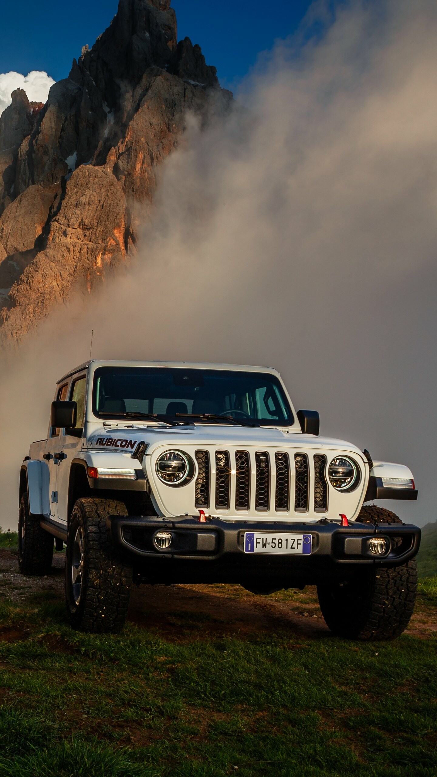 Jeep Wrangler: Vehicles, Gladiator Rubicon, American automotive brand. 1440x2560 HD Wallpaper.