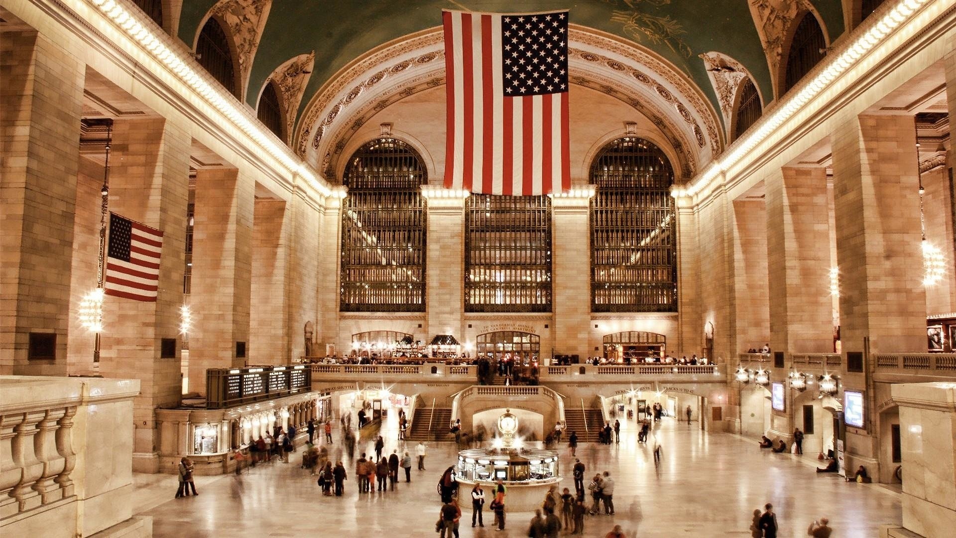 Grand Central Station, NYC, HD wallpapers, Background images, 1920x1080 Full HD Desktop