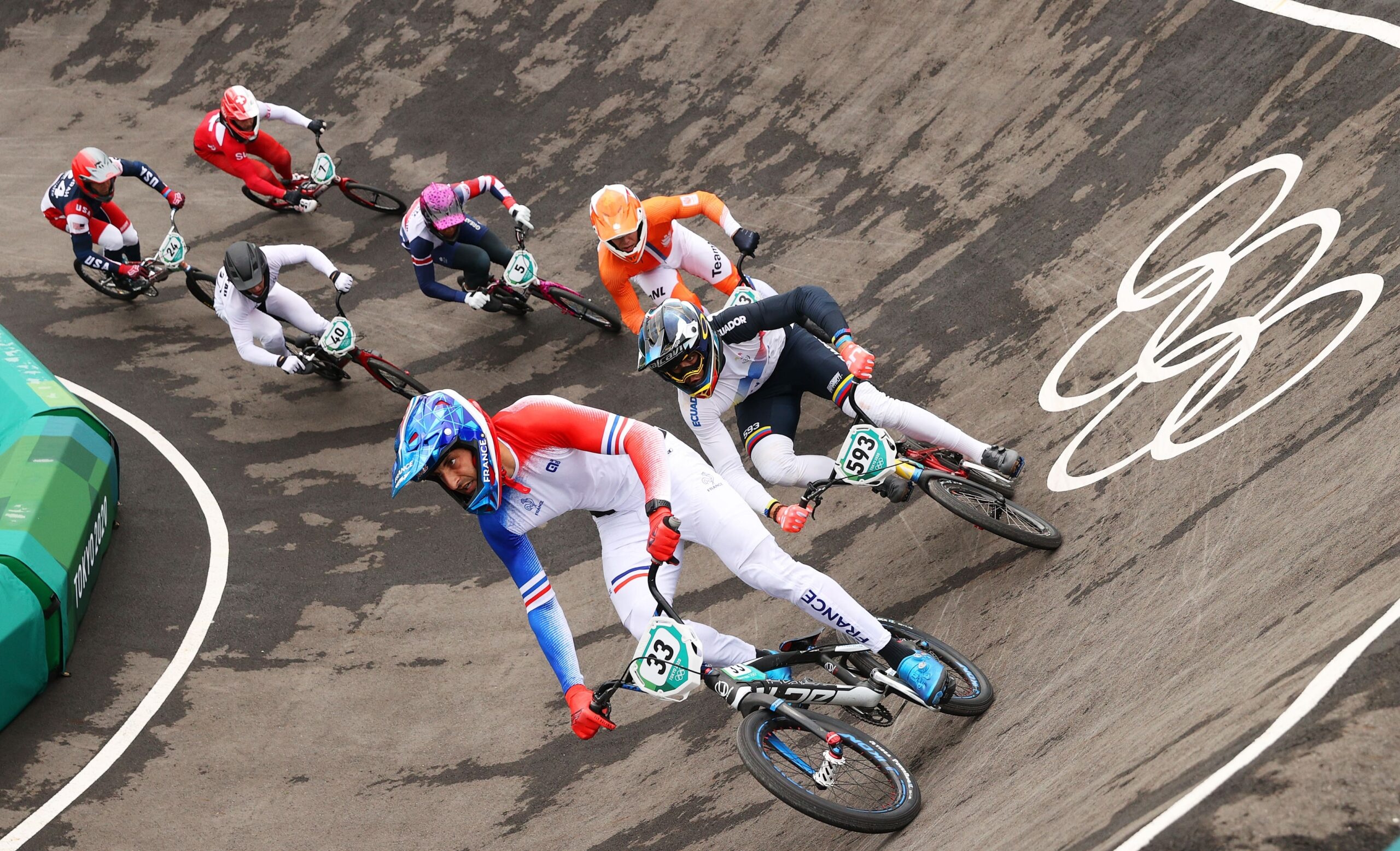 BMX Racing Paris 2024, Olympic sport, Cycling discipline, Fast-paced competition, 2560x1560 HD Desktop