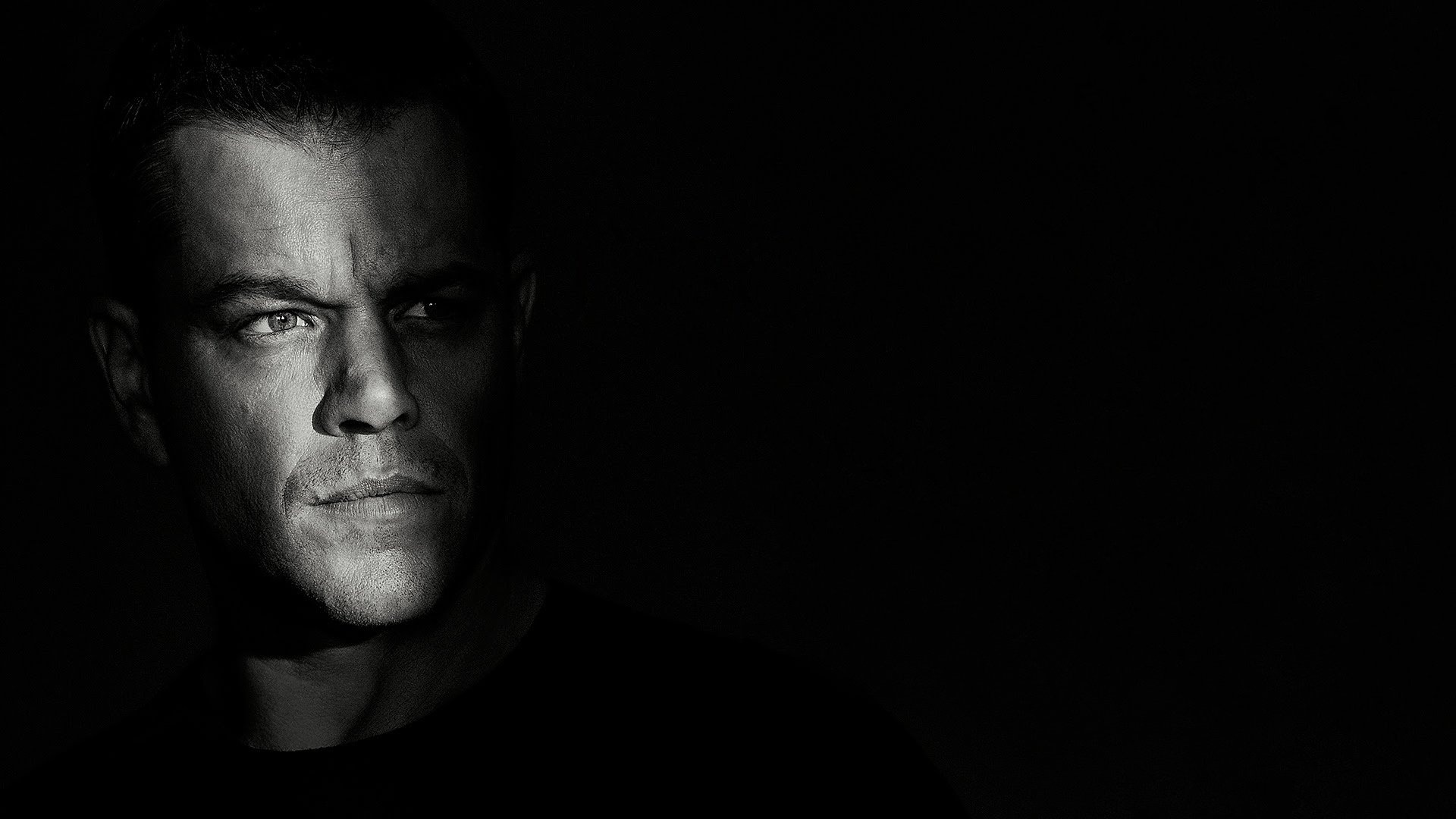 The Bourne: Three of Robert Ludlum's novels were adapted for the screen, featuring Matt Damon. 1920x1080 Full HD Background.
