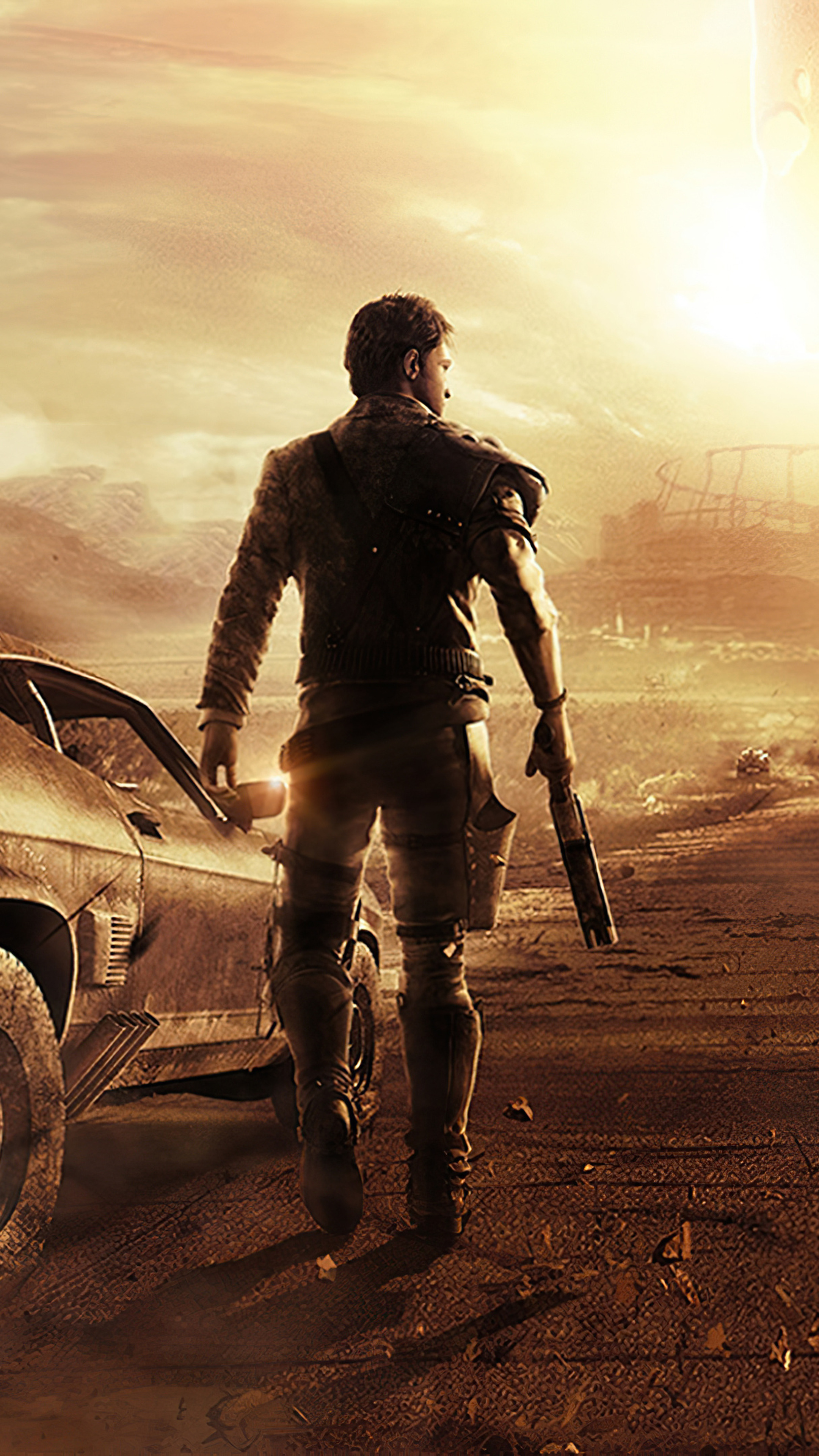 Mad Max: Fury Road: Distributed by Roadshow Entertainment in Australia and by Warner Bros. Pictures internationally. 2160x3840 4K Wallpaper.