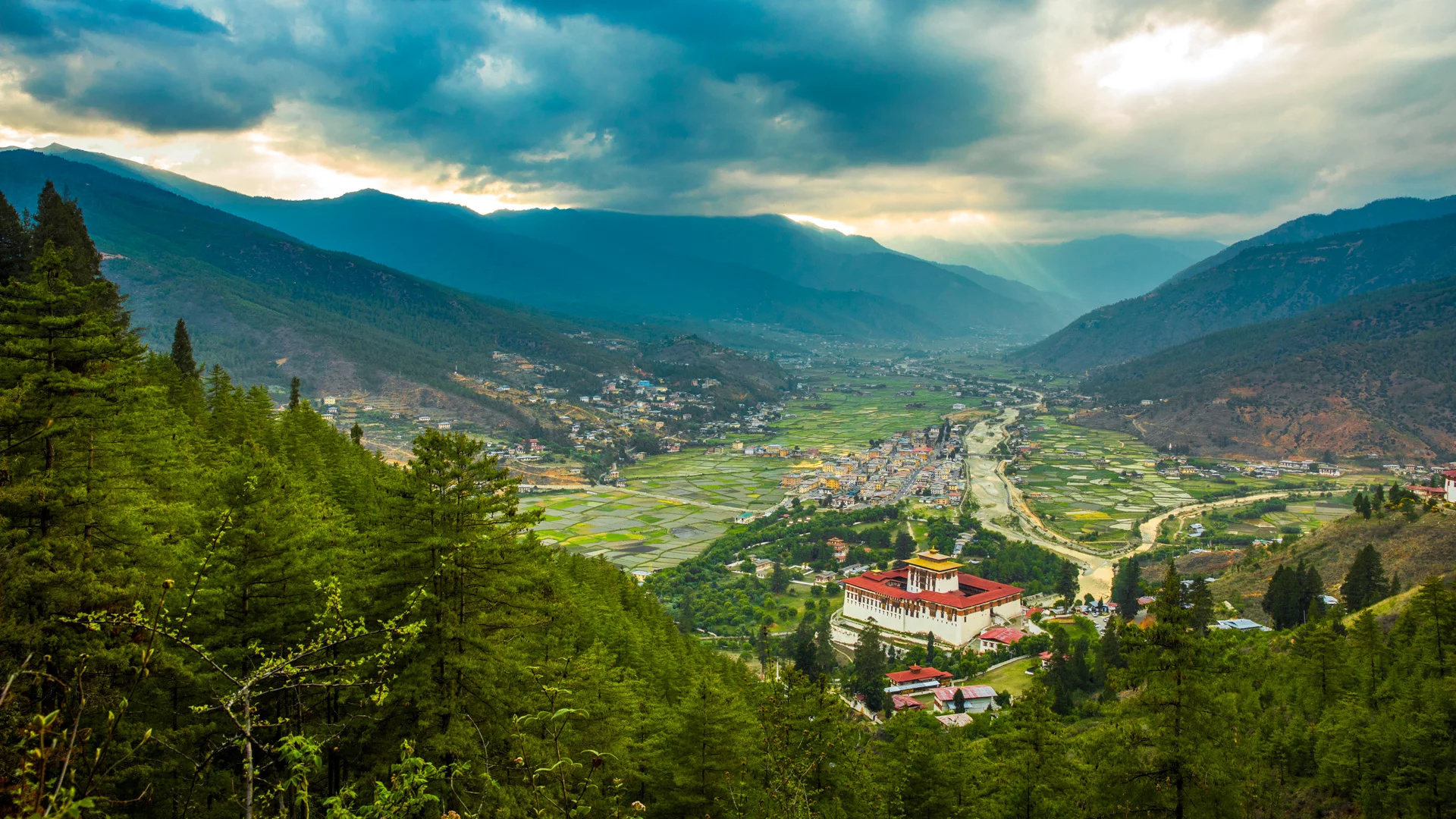 Bhutan travels, Untouched wilderness, Serene landscapes, Spiritual retreat, 1920x1080 Full HD Desktop