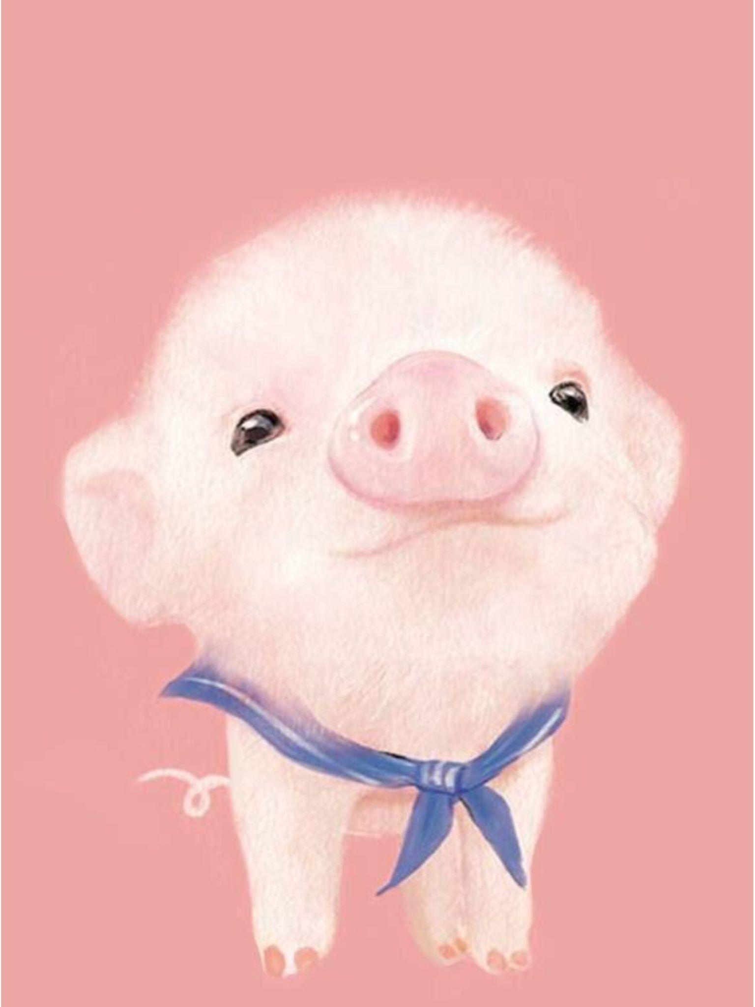 Curious piggy, Farm animal cuteness, Pink snouts, Playful oinks, 1540x2050 HD Handy