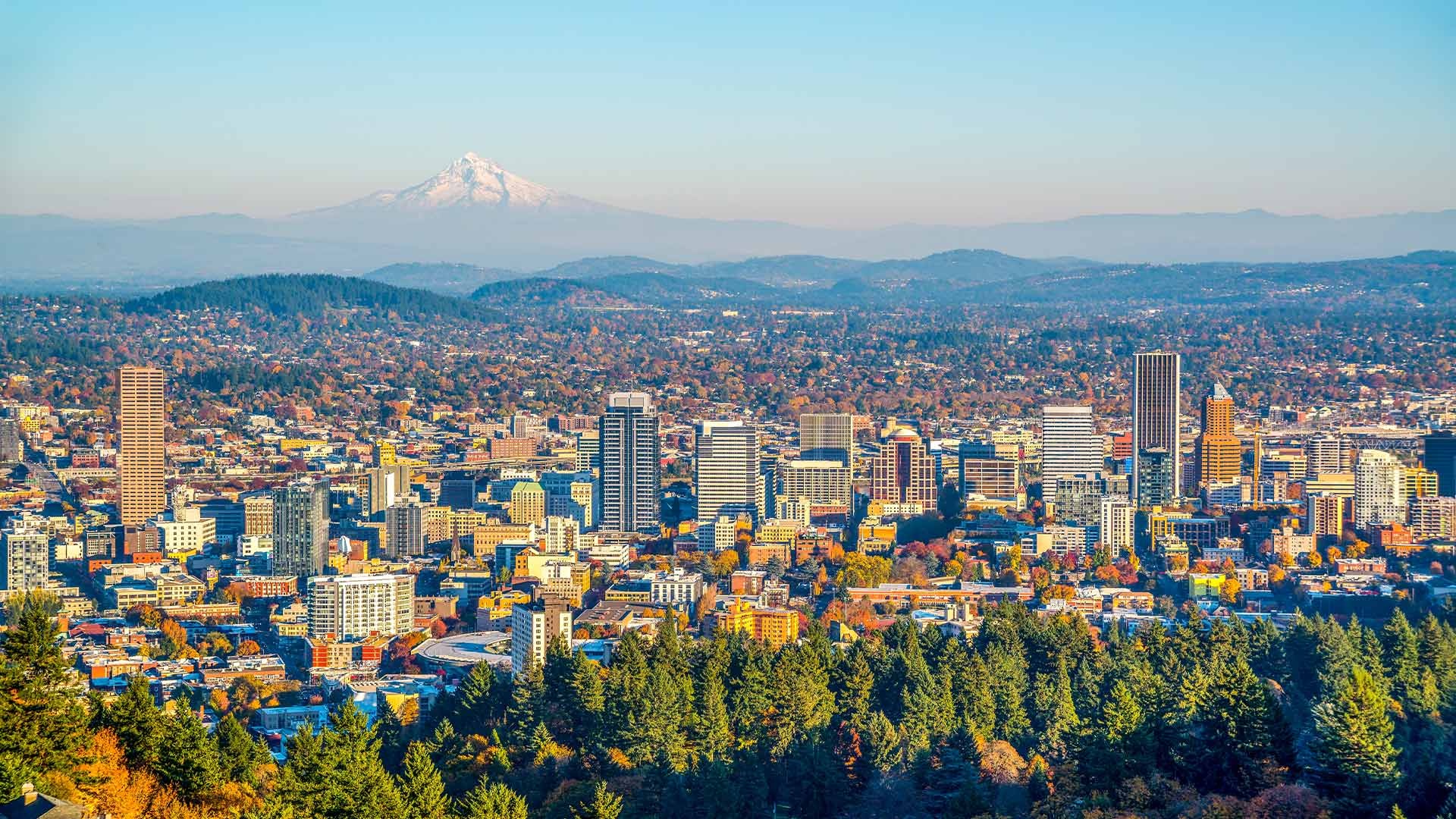 Portland Oregon skyline, First-time home buyer programs, Grants 2022, Real estate, 1920x1080 Full HD Desktop