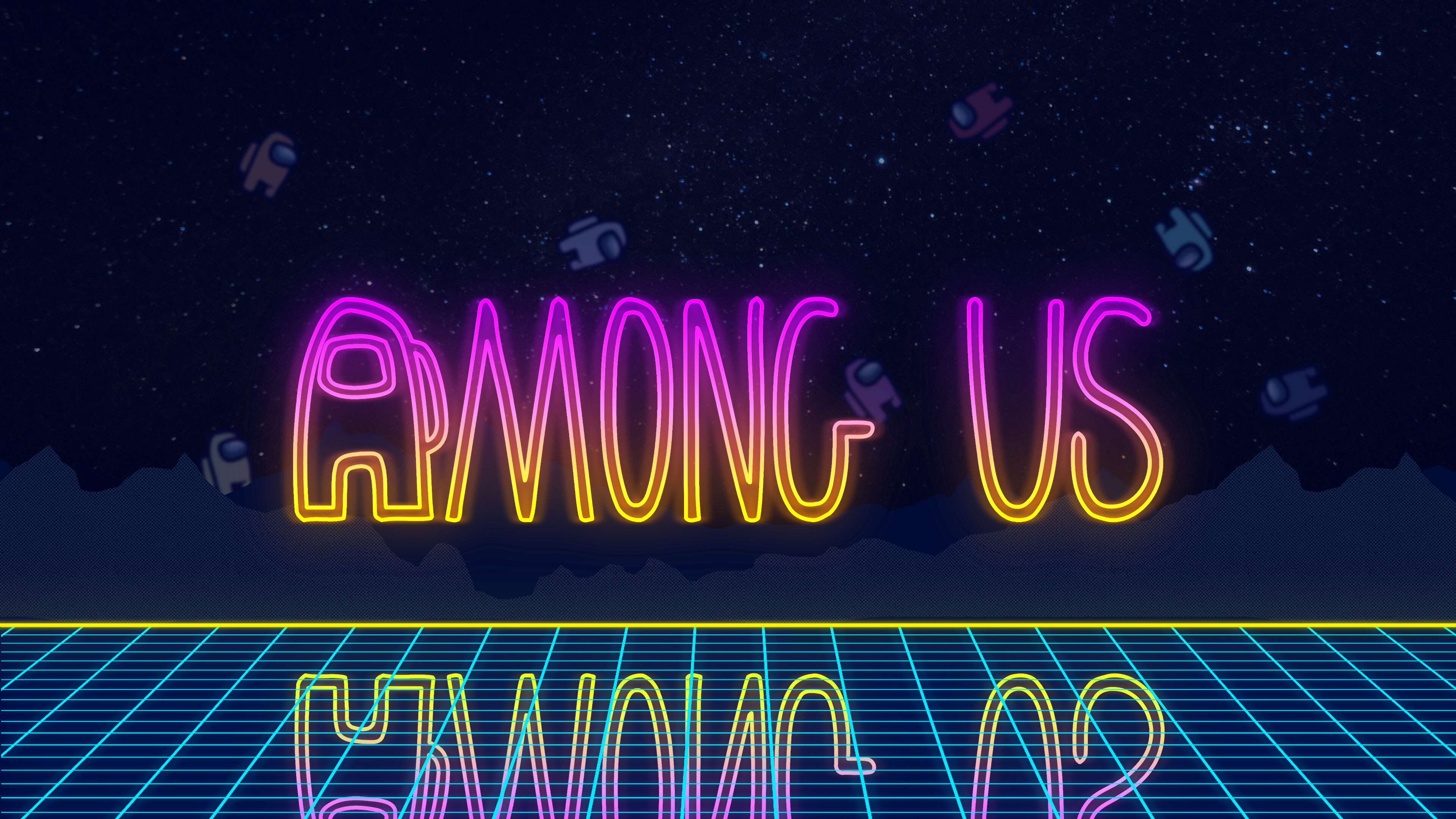 Among Us: A game developed and published by American game studio Innersloth. 3840x2160 4K Wallpaper.