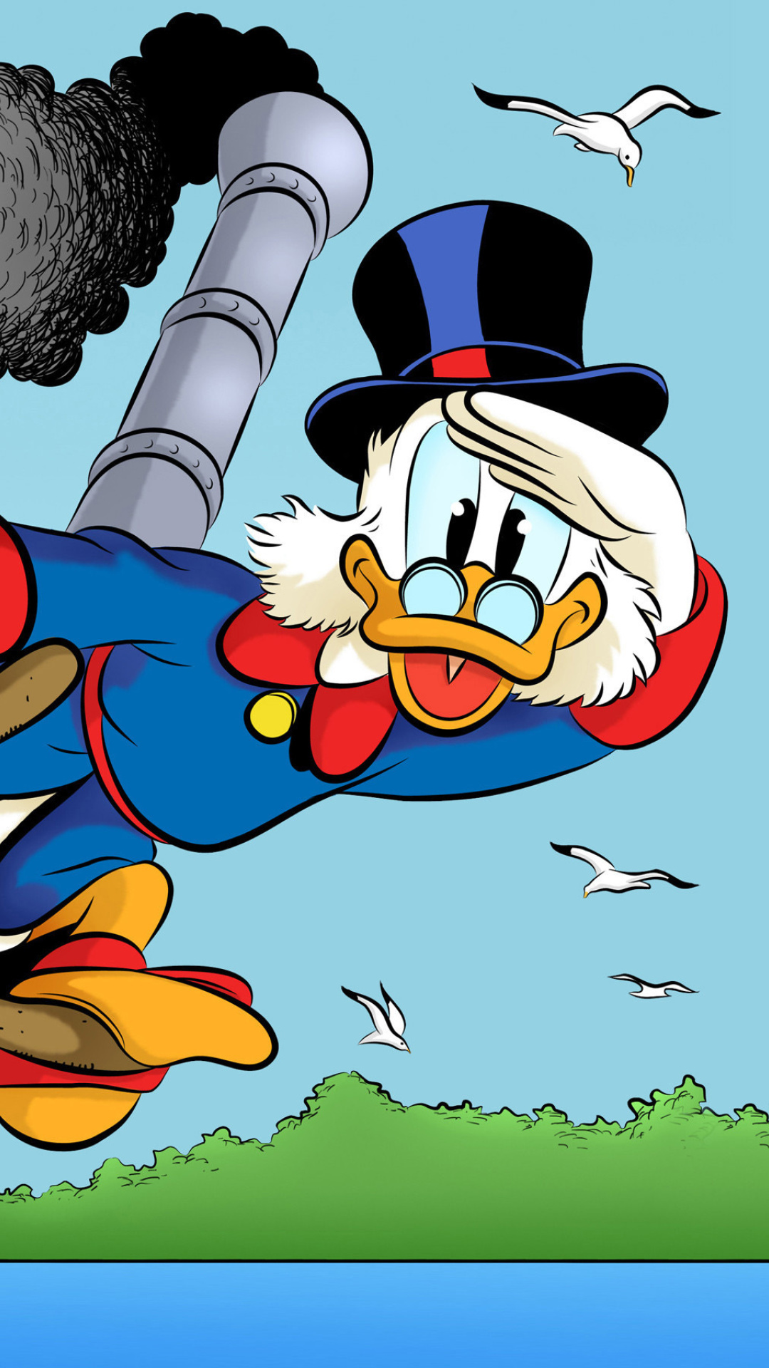 Scrooge McDuck from DuckTales, Wallpaper, 1080x1920 Full HD Phone