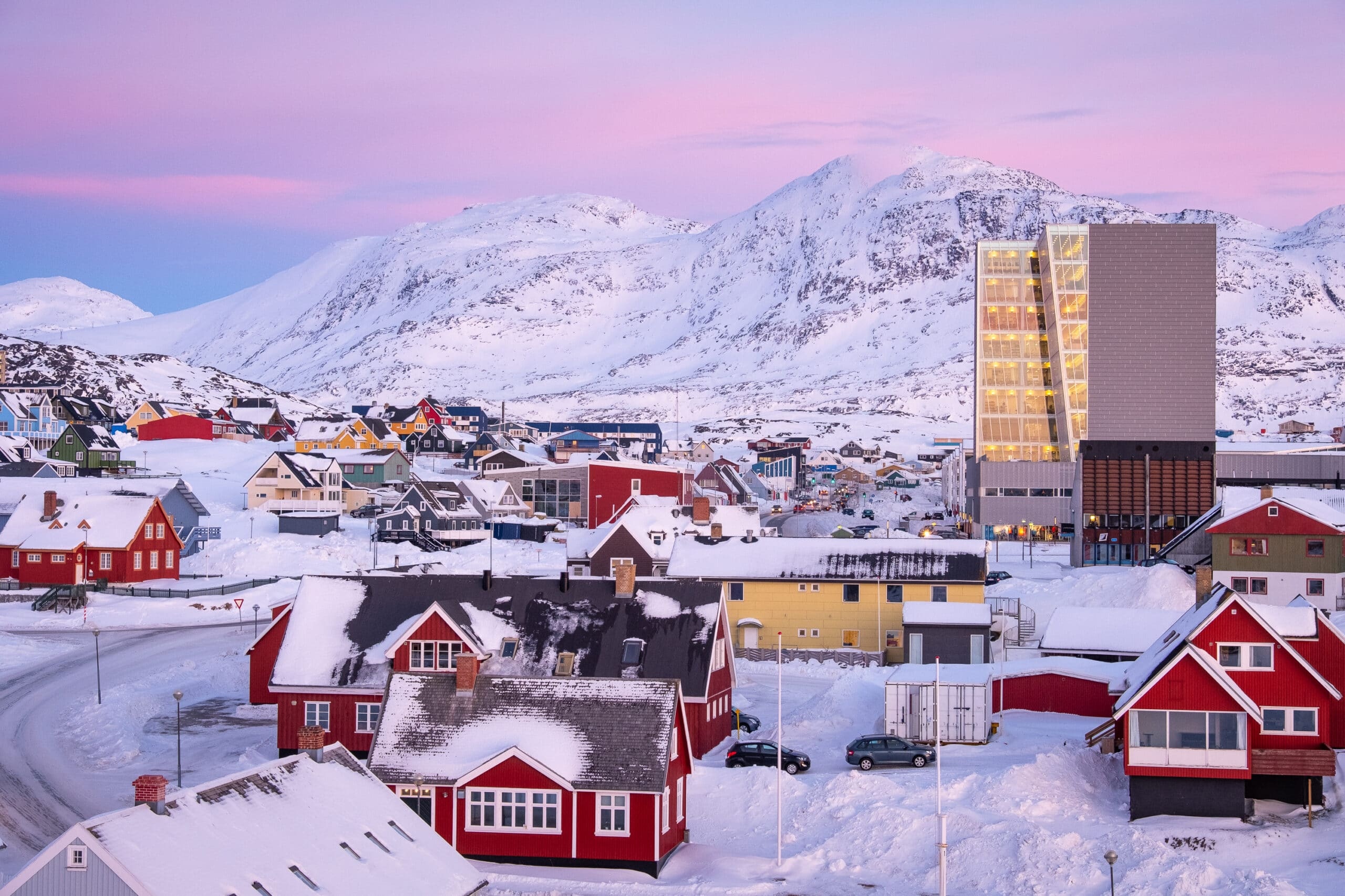Greenland: The country's capital is Nuuk, Kingdom of Denmark. 2560x1710 HD Background.