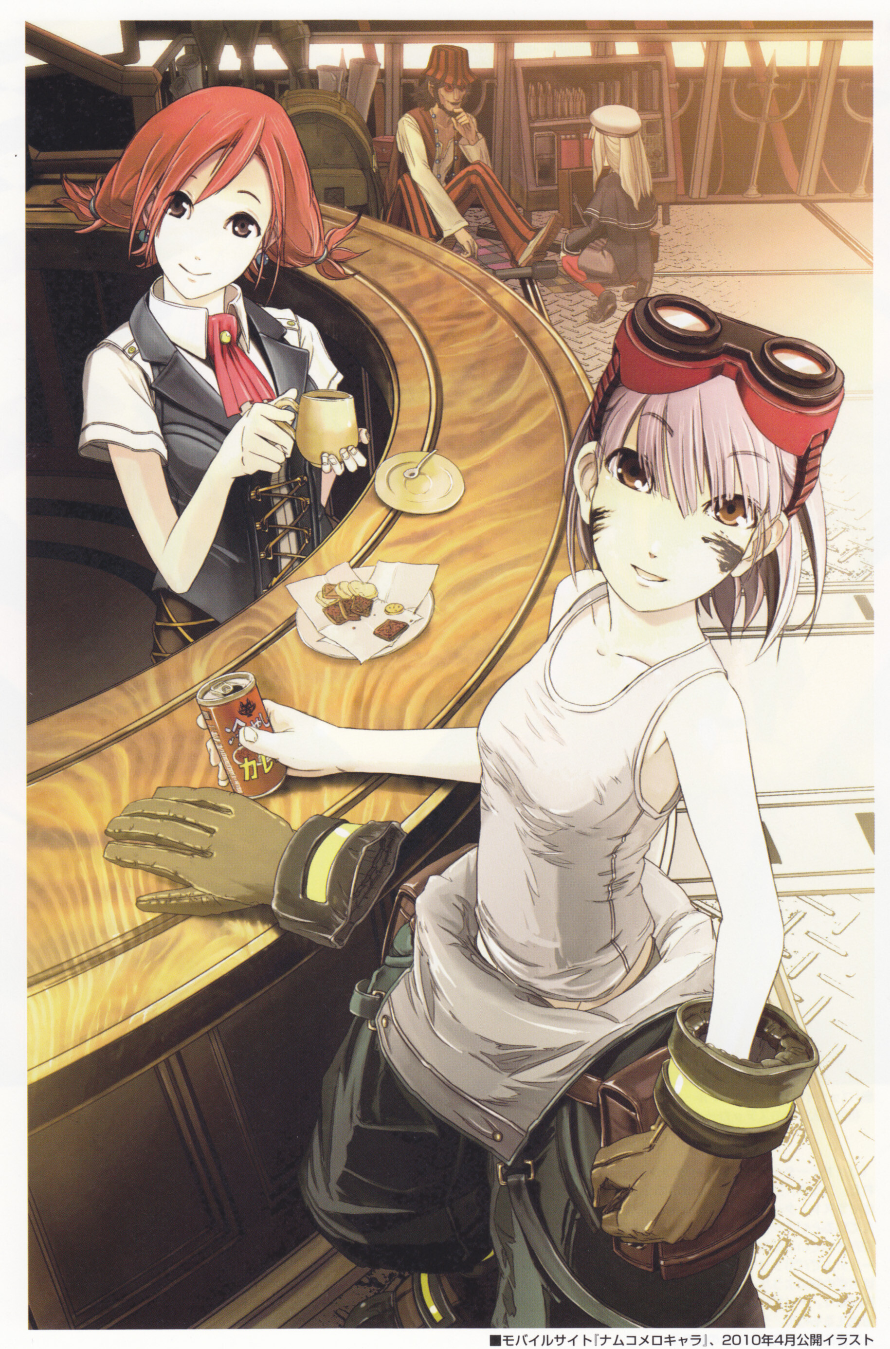 God Eater (TV series): Rikka Kusunoki, Girl mechanic head of the equipment department, Hibari Takeda. 1830x2780 HD Wallpaper.