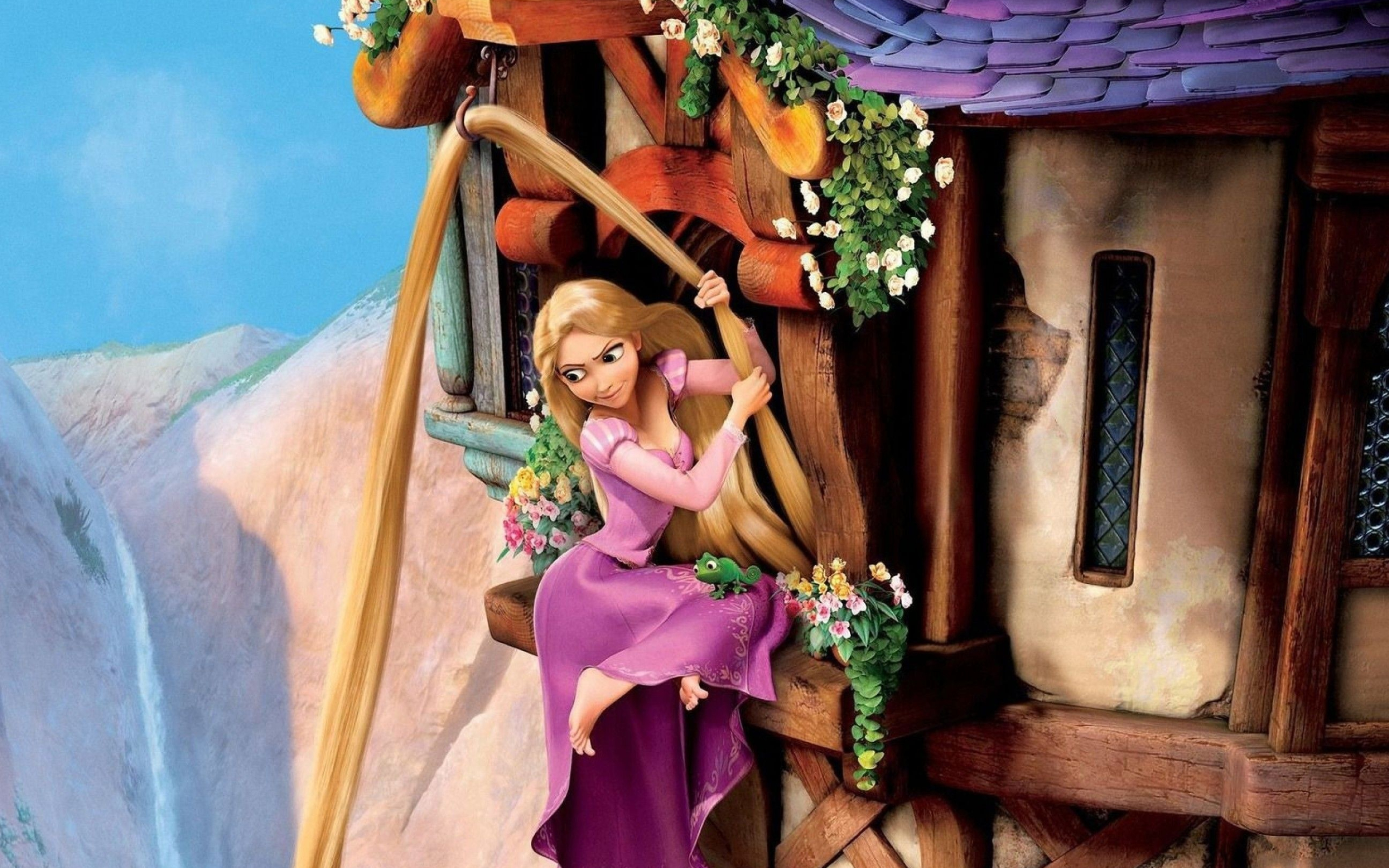 Rapunzel neu verfhnt, Tangled enchantment, Animated film, Disney magic, 2880x1800 HD Desktop