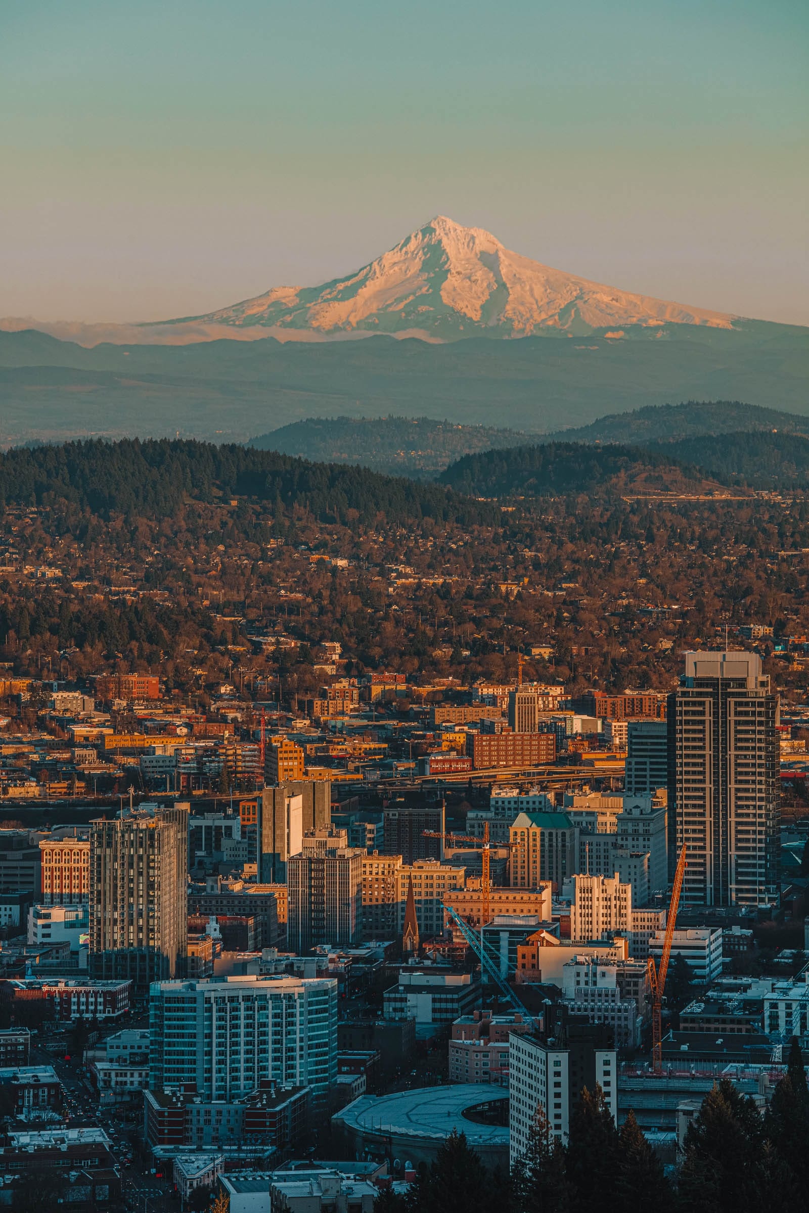 Portland Oregon Skyline, Travels, Things to do, Travel photography, 1600x2400 HD Handy