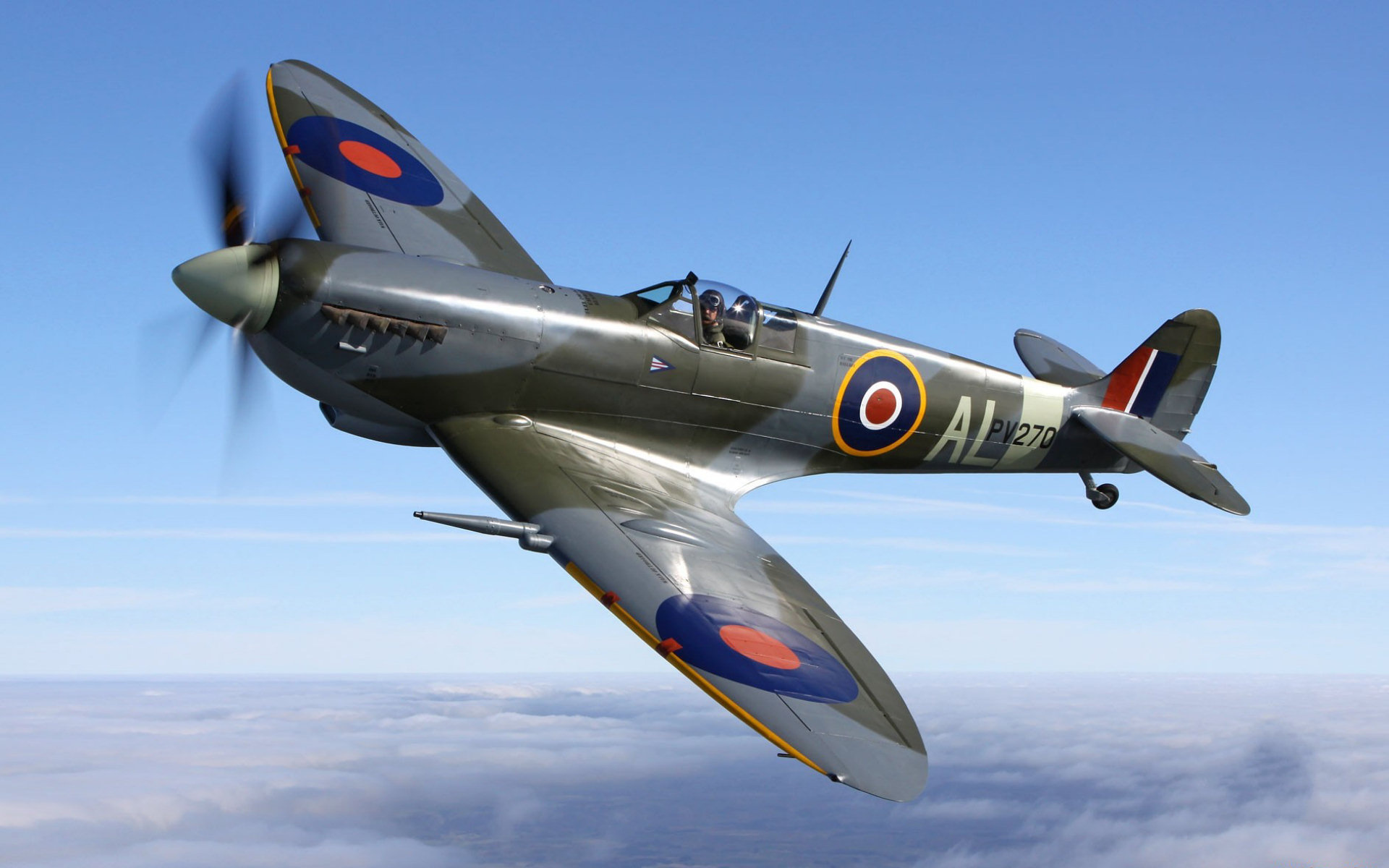 Spitfire wallpaper HD, Aviation beauty, Warplane elegance, High-quality pictures, 1920x1200 HD Desktop