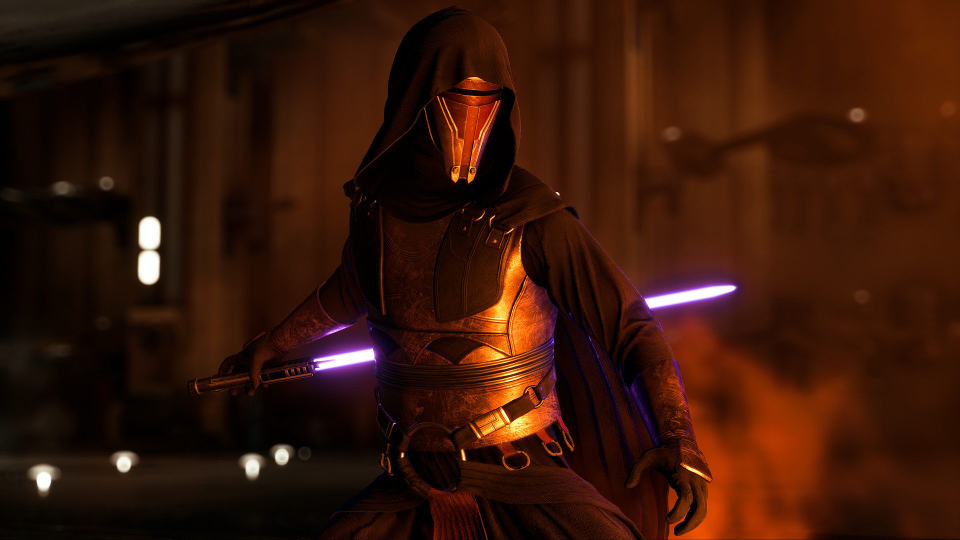 Darth Revan: Brought a fallen Shan back to the light side of the Force, Star Wars: Battlefront II (2017). 1920x1080 Full HD Background.