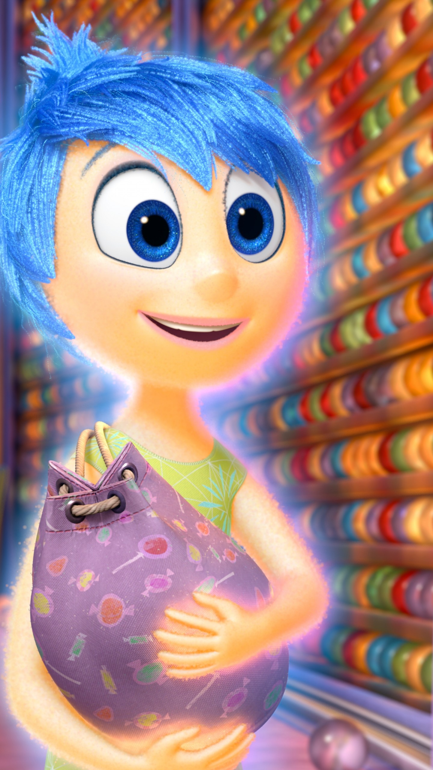Wallpaper Inside out, best movies of 2015, cartoon, Movies #4813 1440x2560