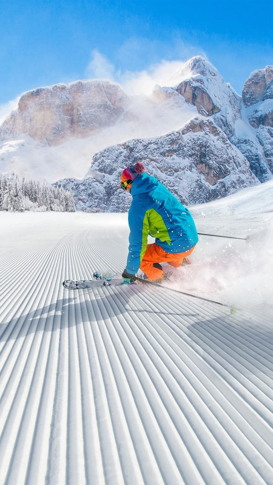 Alpine Skiing, Ski iPhone wallpapers, Snowy slopes, Phone aesthetics, 1080x1920 Full HD Phone