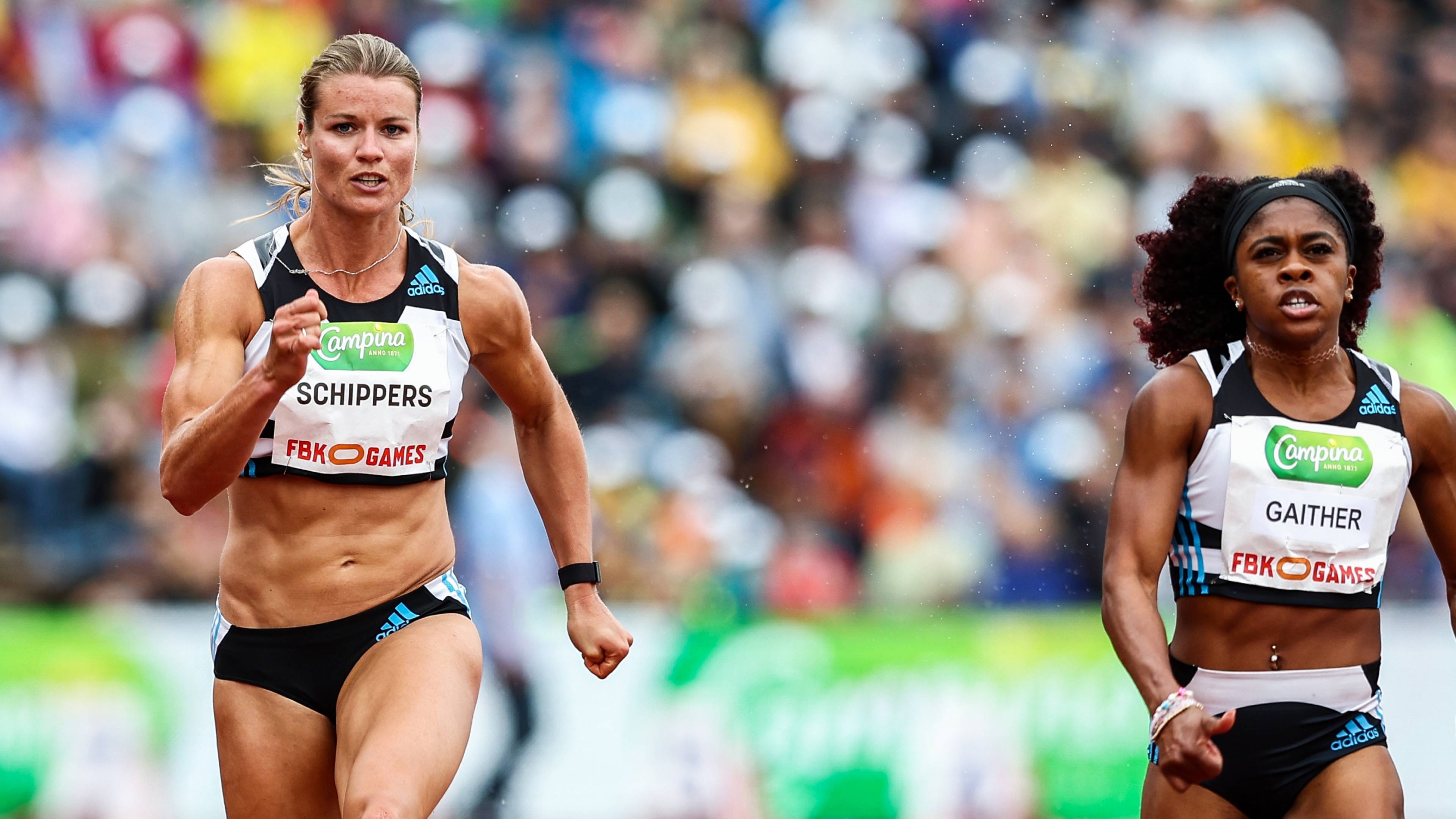 Dafne Schippers, Bol's victory, FBK Games, Dutch sprinter's record, 3840x2160 4K Desktop