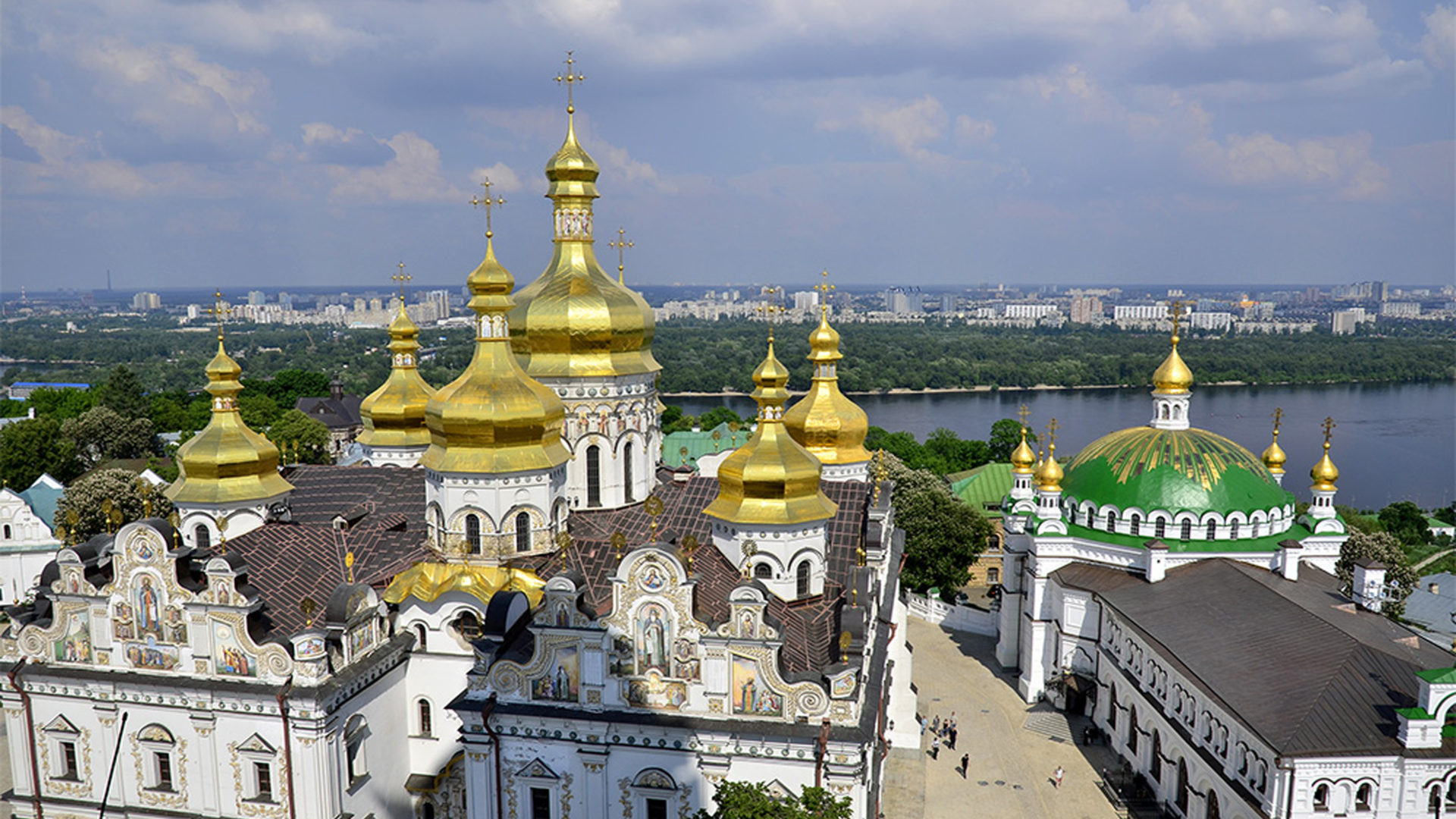 Kyiv Travels, Pechersk Lavra, Iconic monastery, Spiritual sanctuary, 1920x1080 Full HD Desktop