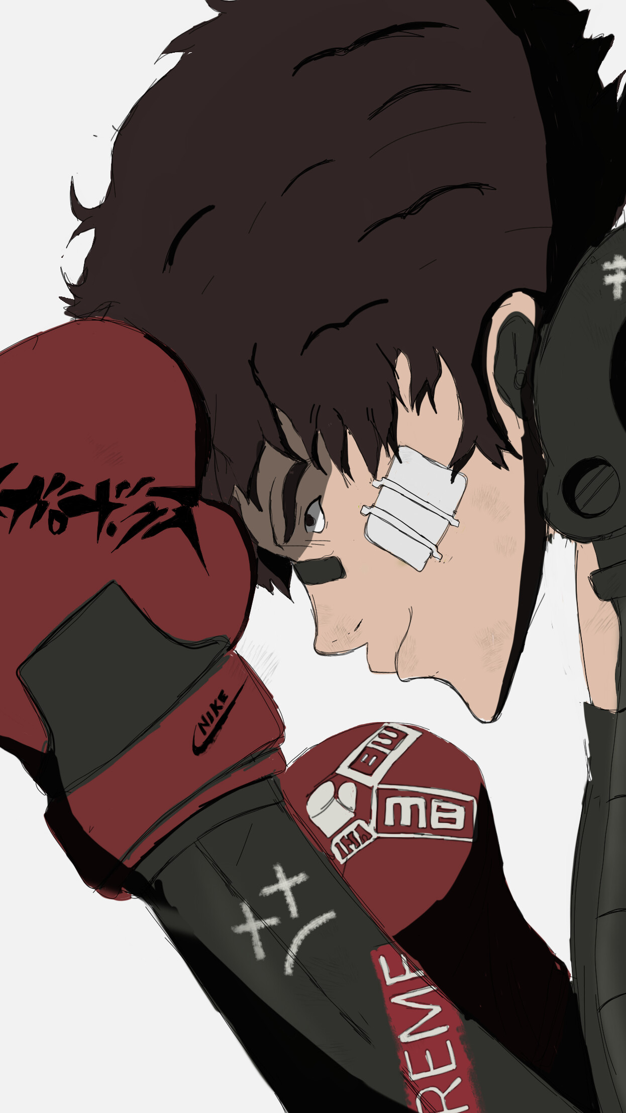 Megalo Box: Gearless Joe, The series was broadcast in Japan from April 6 to June 29, 2018. 1250x2220 HD Wallpaper.