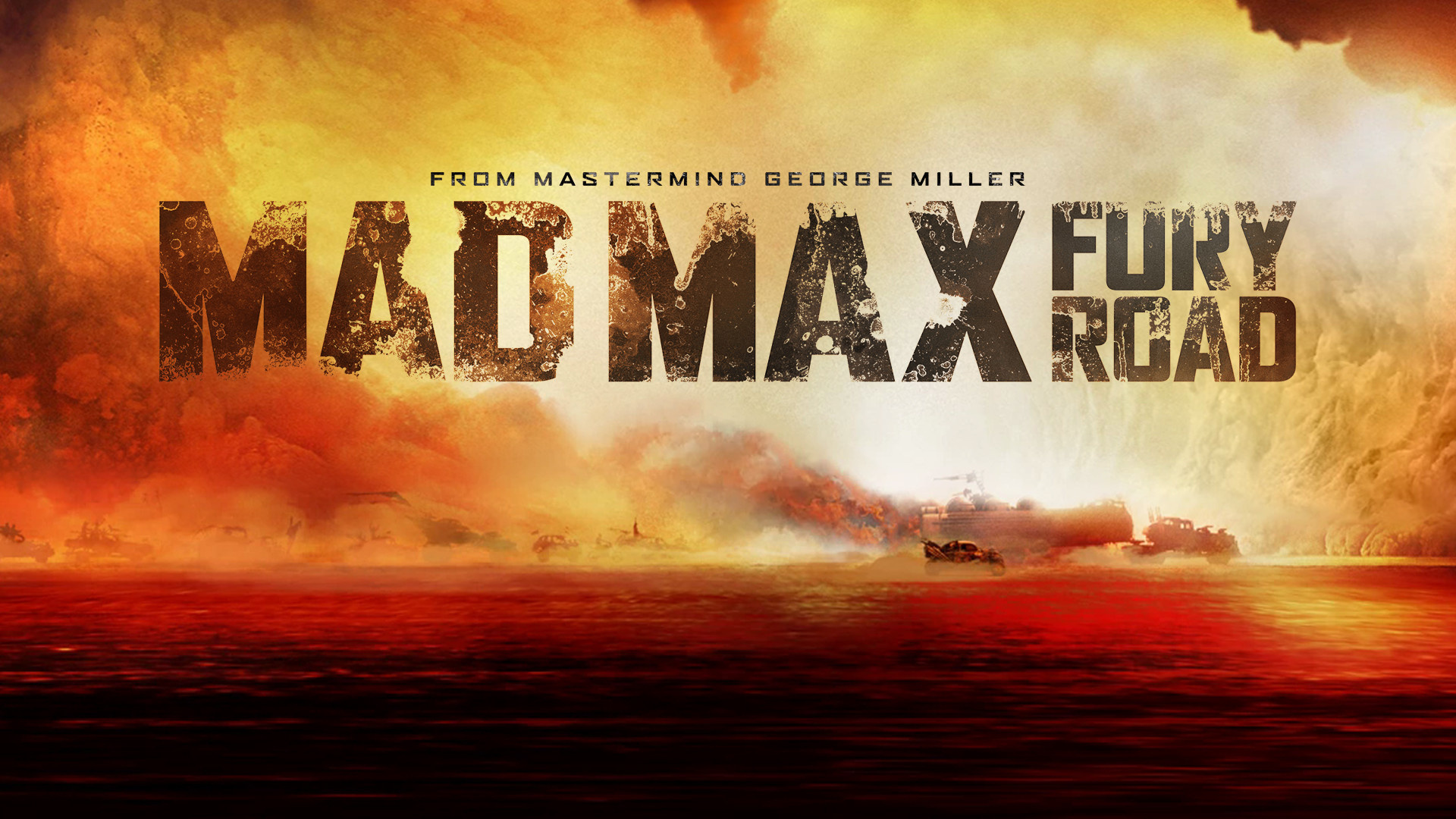Mad Max: Fury Road: Serves as a soft reboot of the Mad Max series. 1920x1080 Full HD Background.