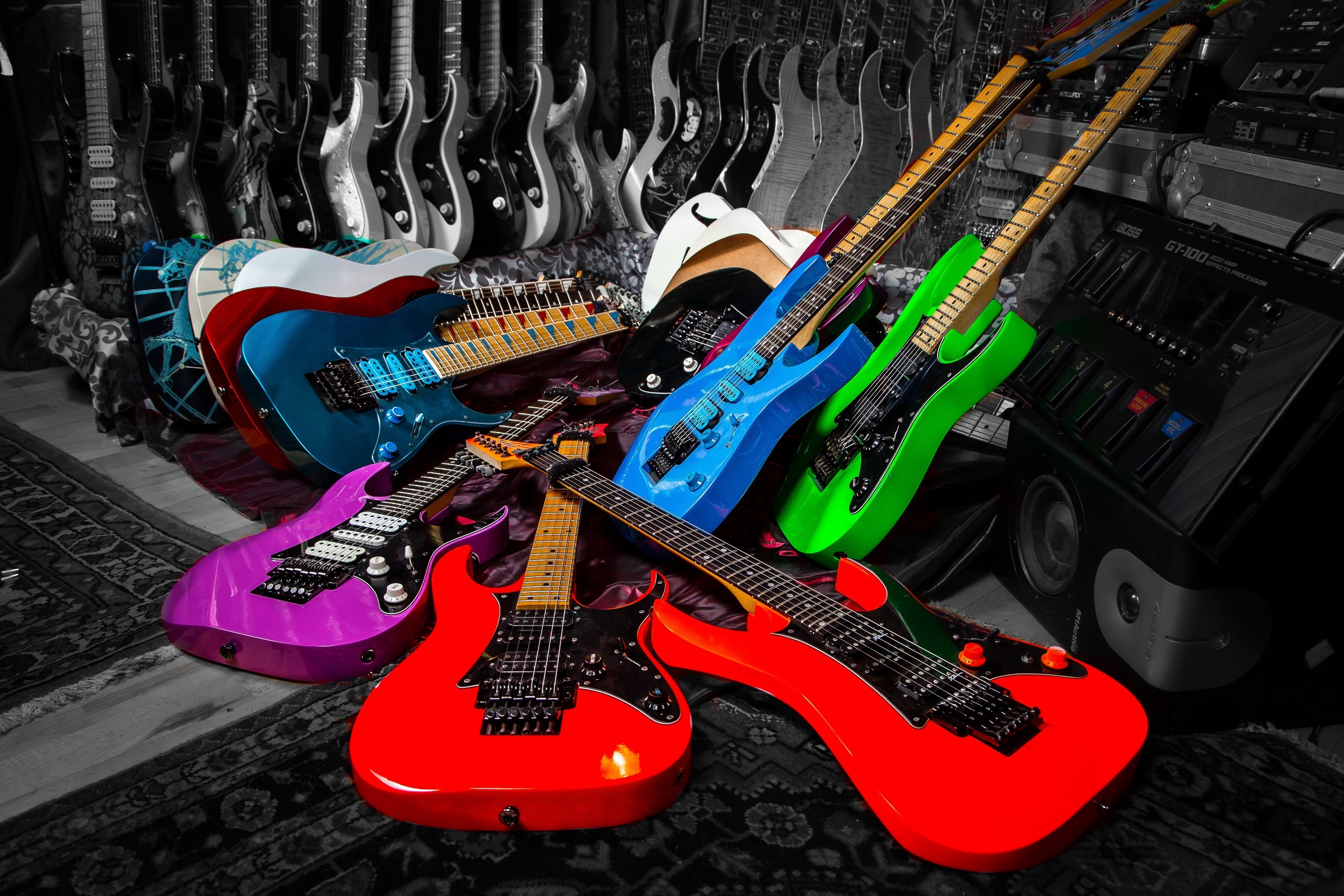 Guitar HD wallpaper, Artistic imagery, High-definition visuals, Musical compositions, 2560x1710 HD Desktop